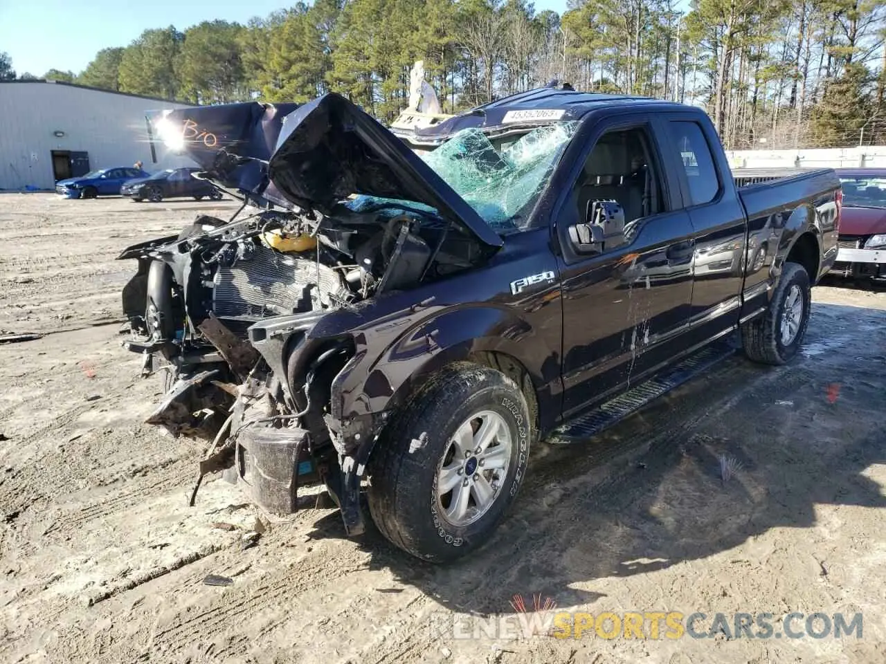 1 Photograph of a damaged car 1FTEX1EB0LFA55471 FORD F-150 2020
