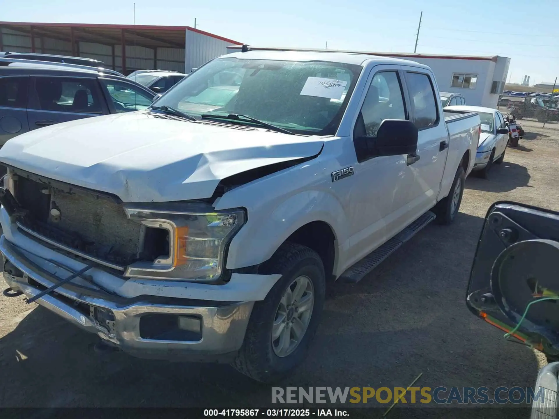 2 Photograph of a damaged car 1FTFW1E57LKE66911 FORD F-150 2020