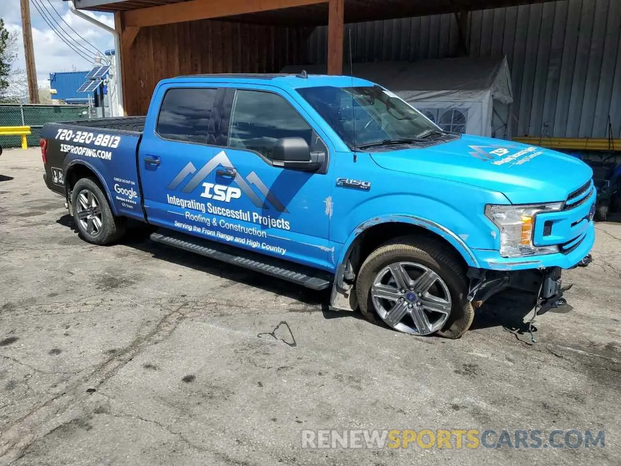 4 Photograph of a damaged car 1FTFW1E57LKE76497 FORD F-150 2020