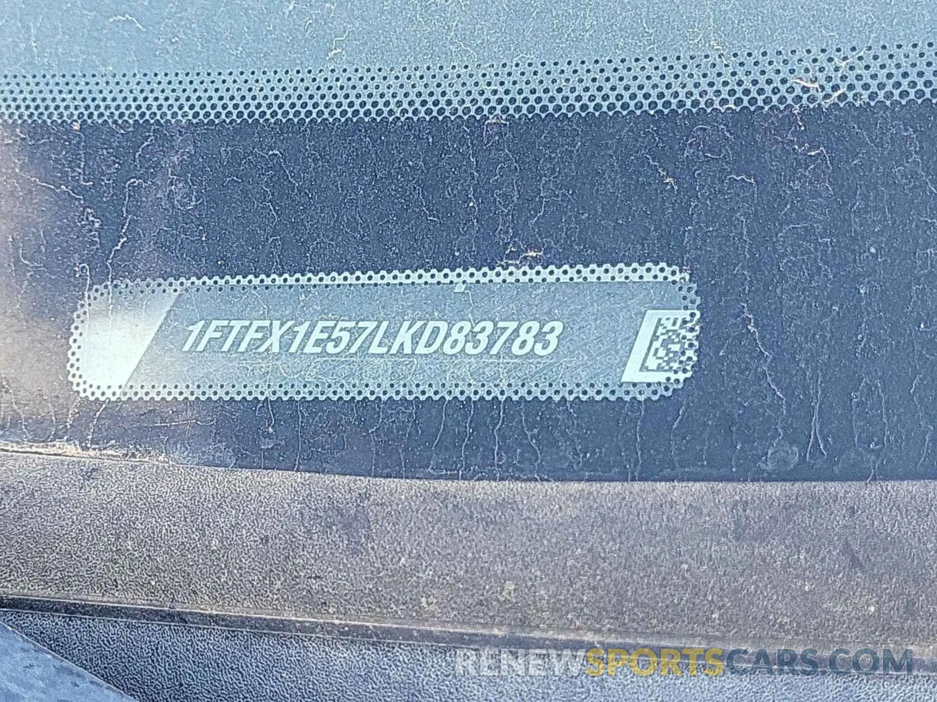 1 Photograph of a damaged car 1FTFX1E57LKD83783 FORD F-150 2020