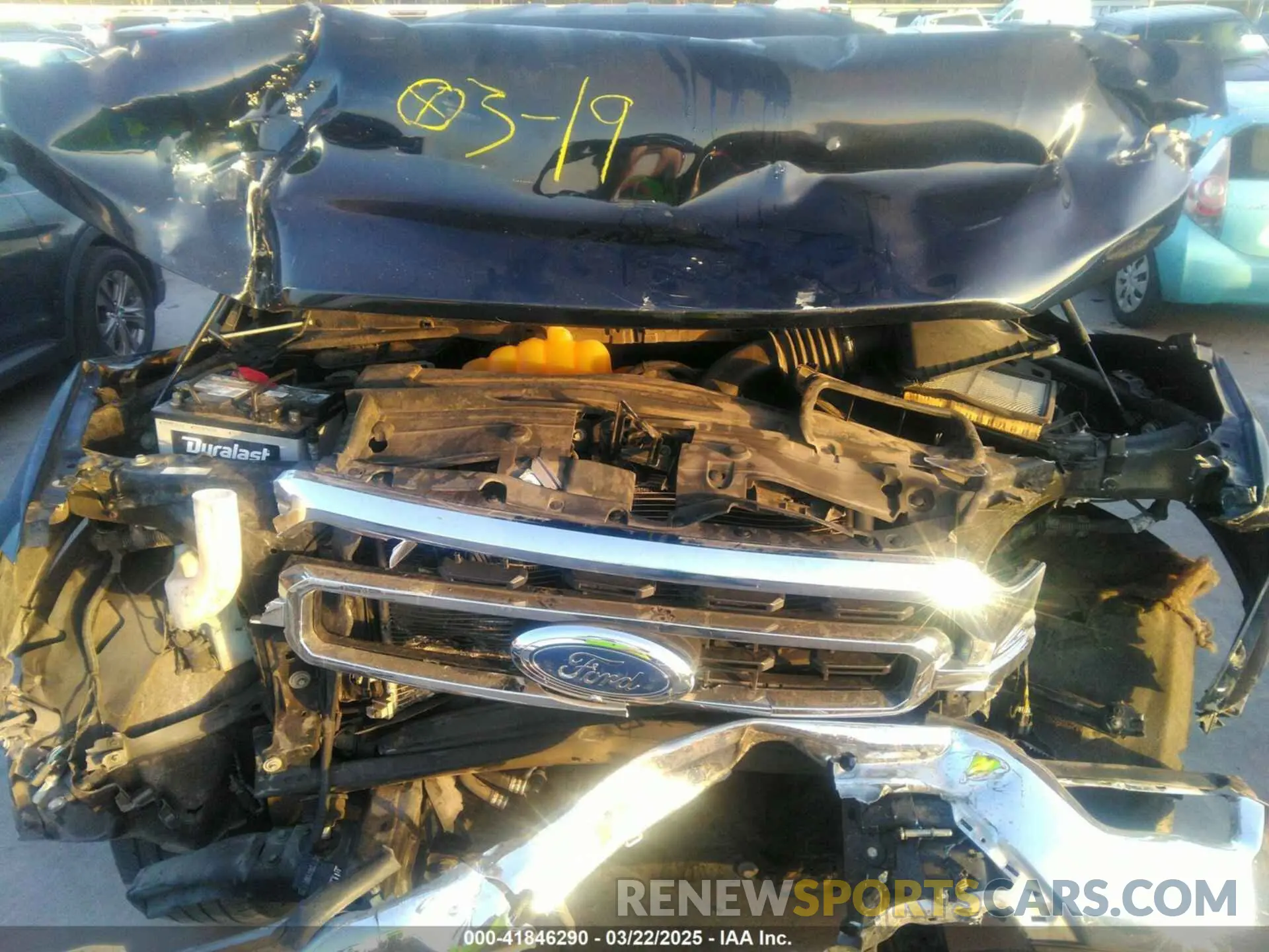10 Photograph of a damaged car 1FTEW1C51MFC47404 FORD F-150 2021