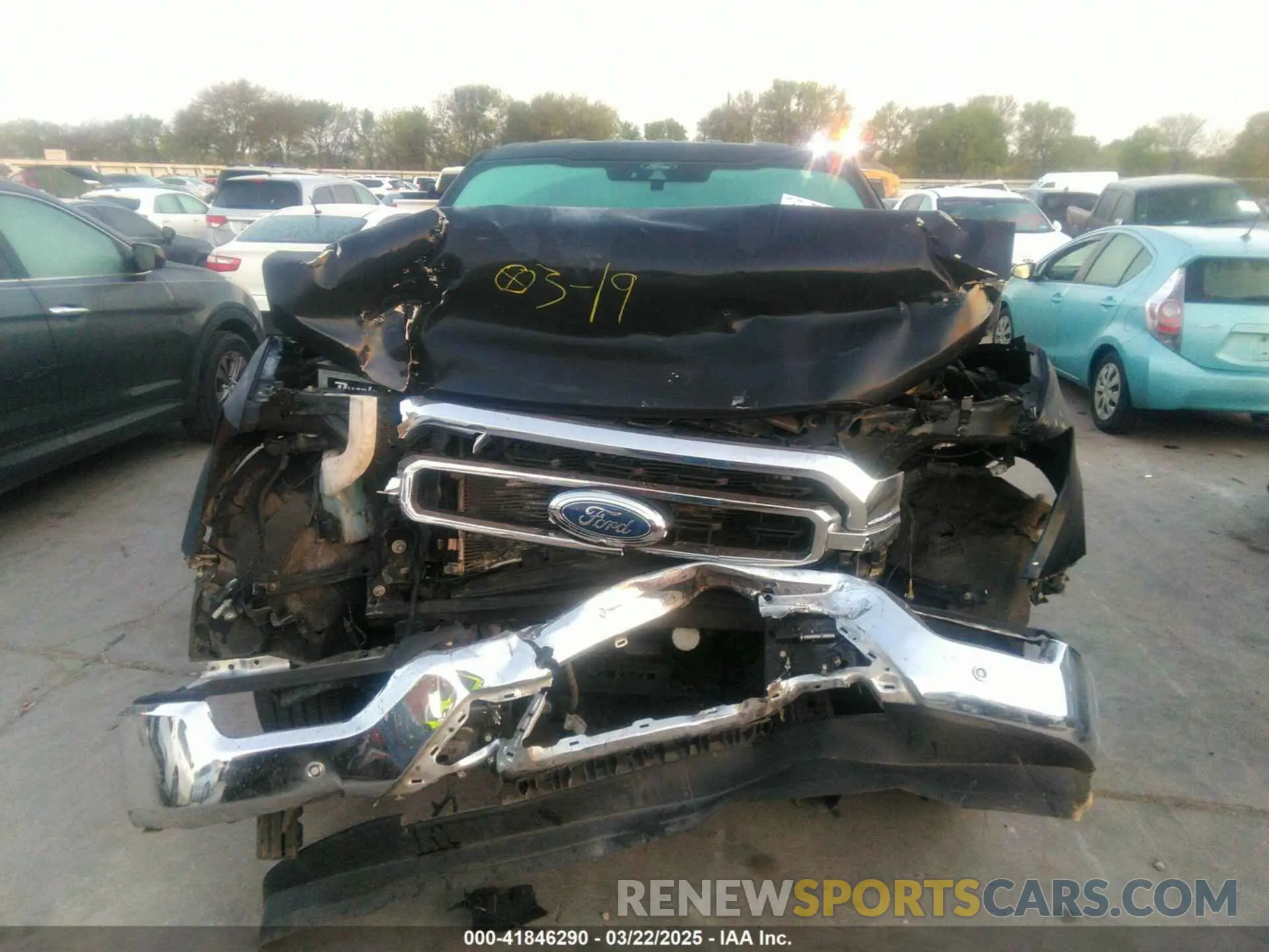 13 Photograph of a damaged car 1FTEW1C51MFC47404 FORD F-150 2021
