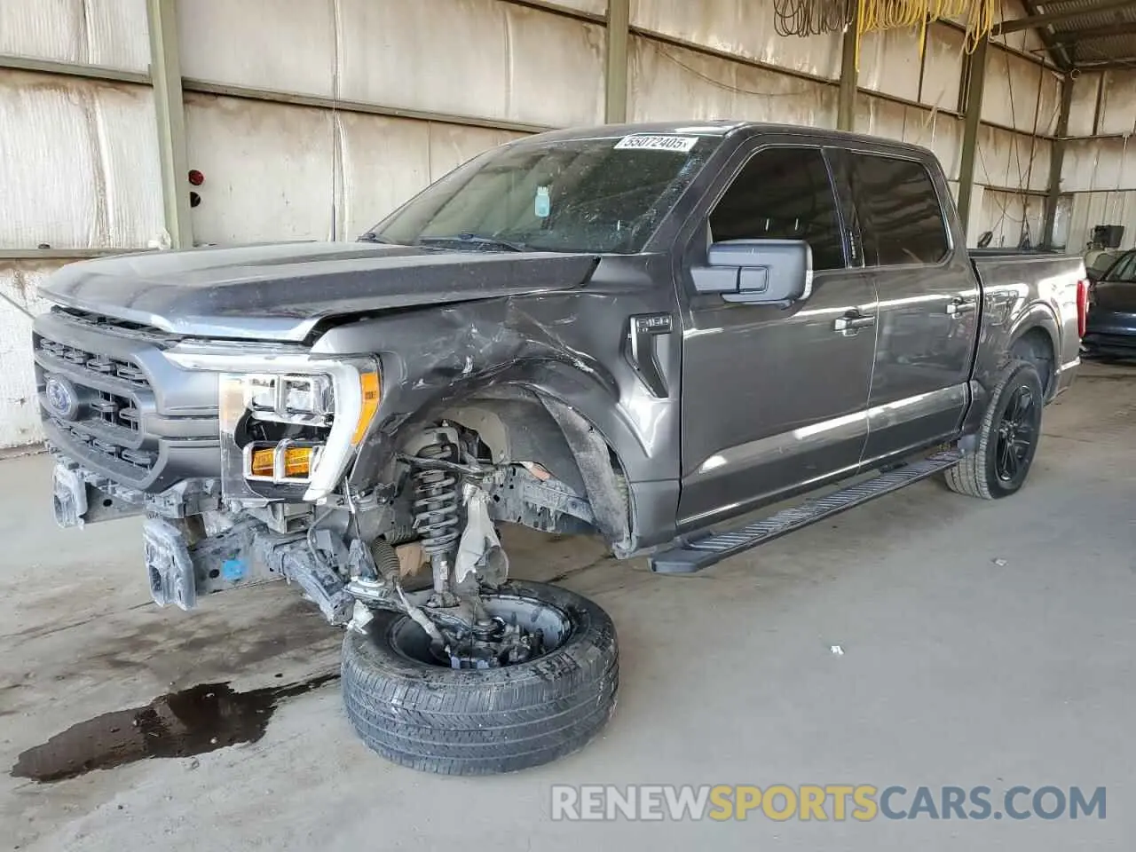 1 Photograph of a damaged car 1FTEW1C58MFB54623 FORD F-150 2021
