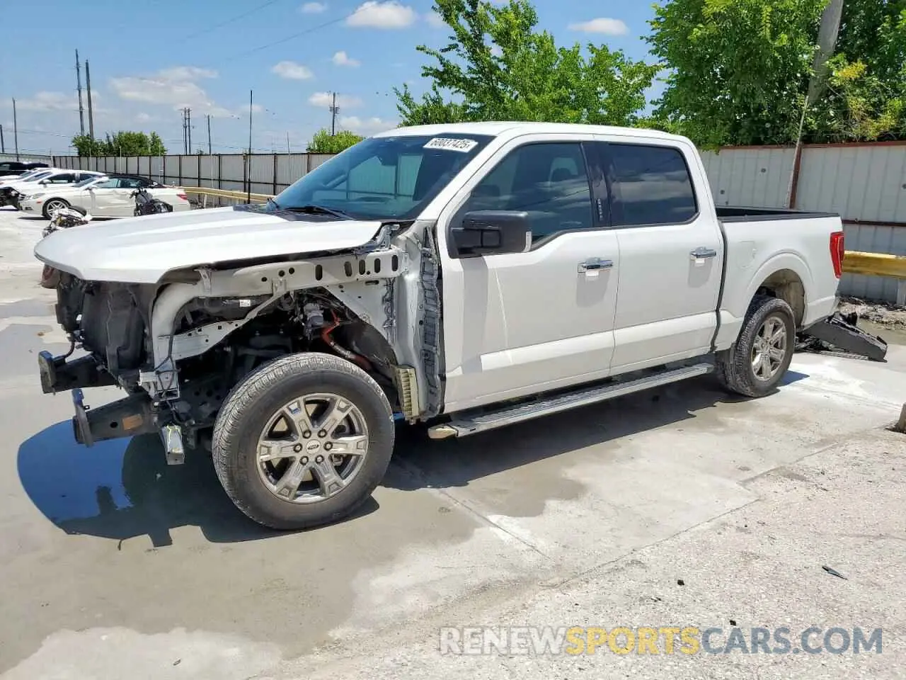 1 Photograph of a damaged car 1FTEW1C58MFC45987 FORD F-150 2021