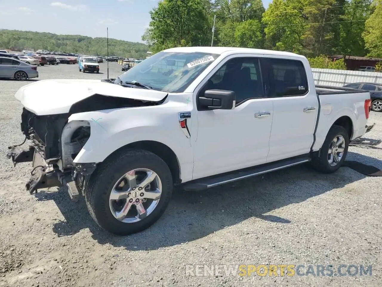 1 Photograph of a damaged car 1FTEW1C89MFC91290 FORD F-150 2021