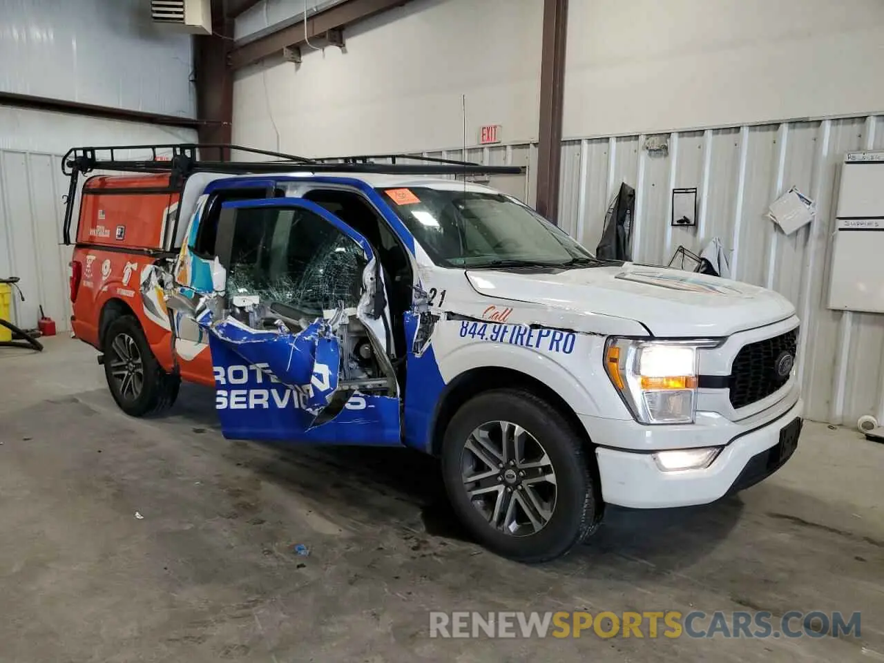 4 Photograph of a damaged car 1FTEW1CP7MFB23817 FORD F-150 2021