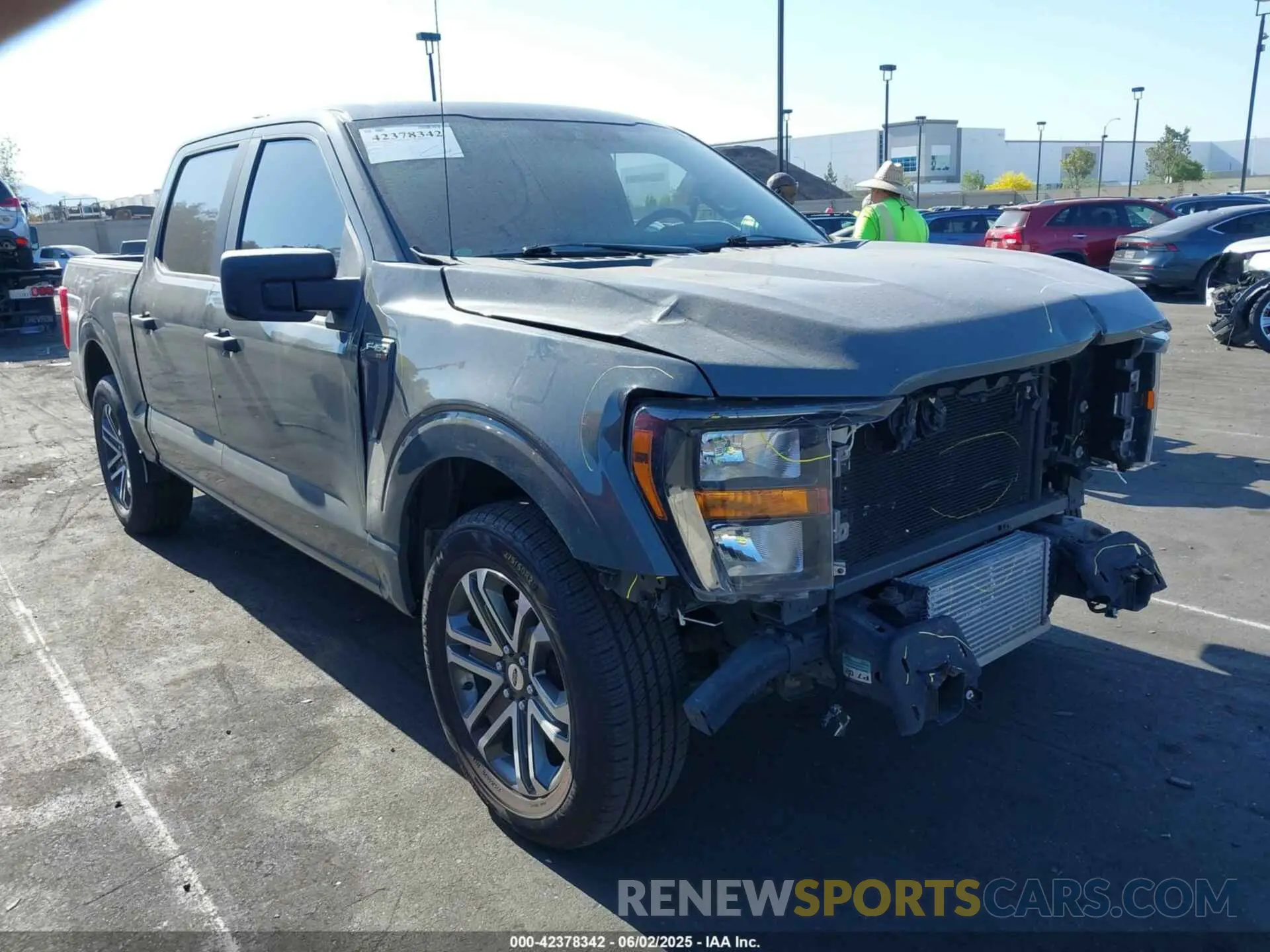 1 Photograph of a damaged car 1FTEW1CPXMFA03445 FORD F-150 2021
