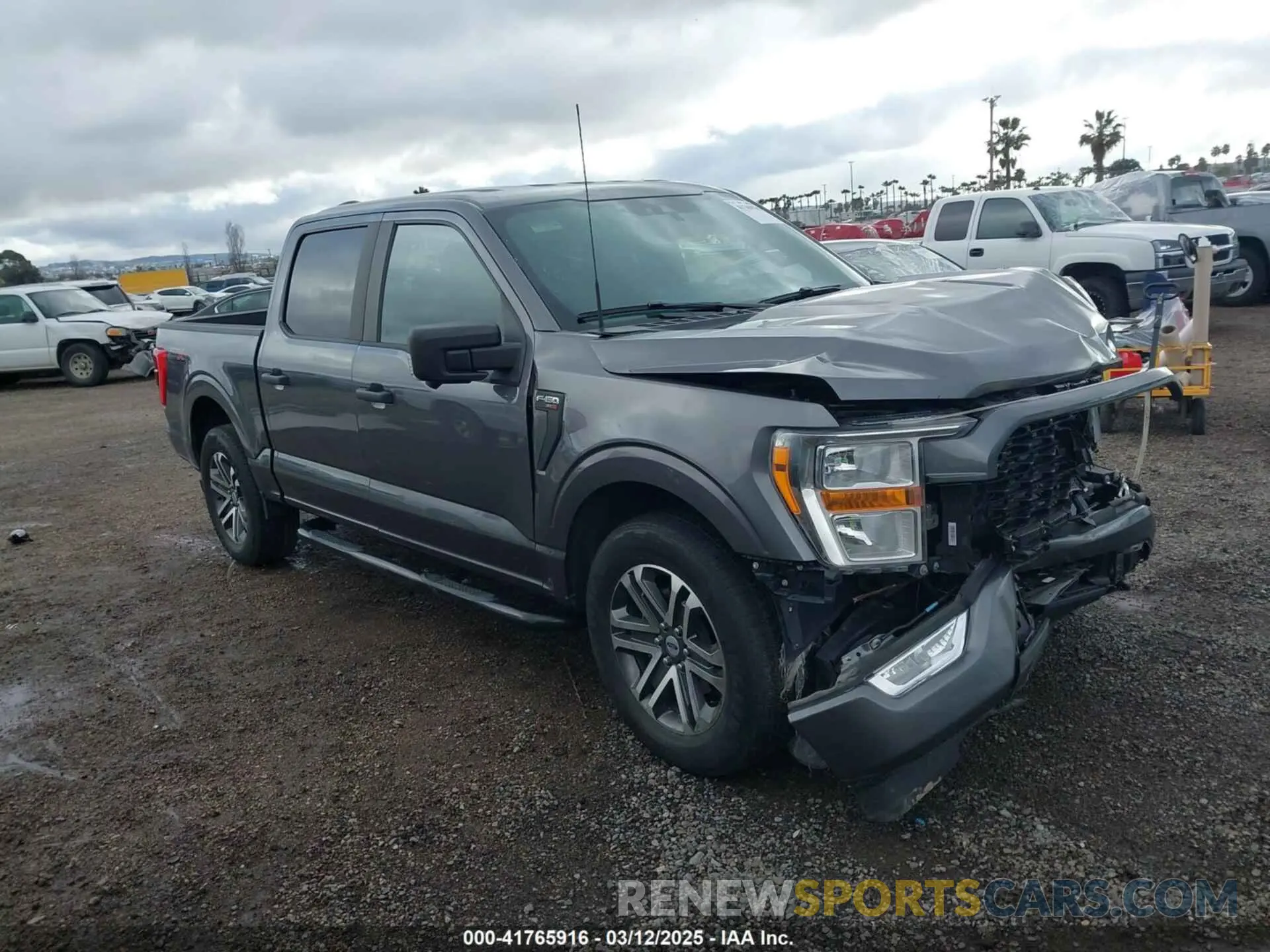 1 Photograph of a damaged car 1FTEW1CPXMFC34281 FORD F-150 2021