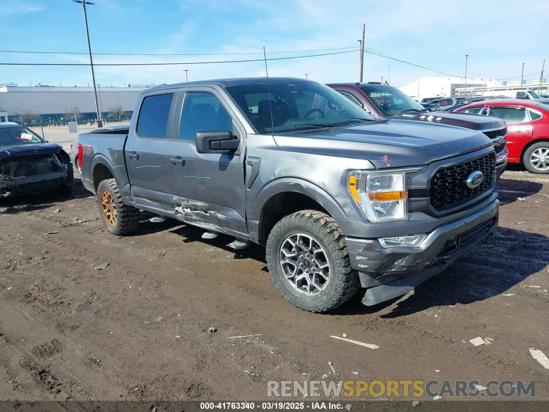 1 Photograph of a damaged car 1FTEW1EB3MFB38204 FORD F-150 2021