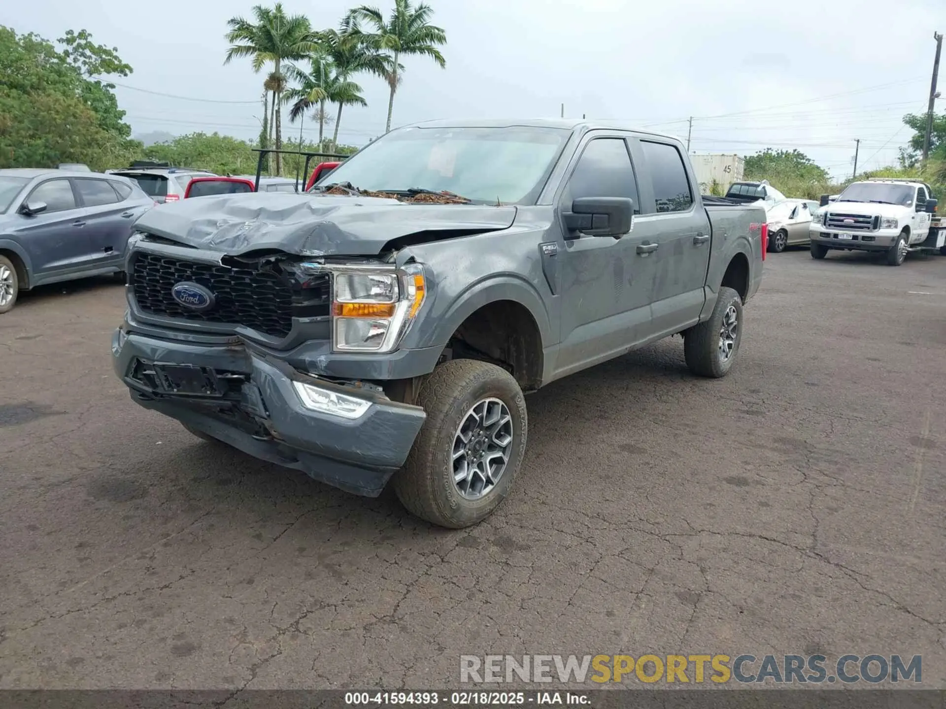 2 Photograph of a damaged car 1FTEW1EP0MFB94936 FORD F-150 2021