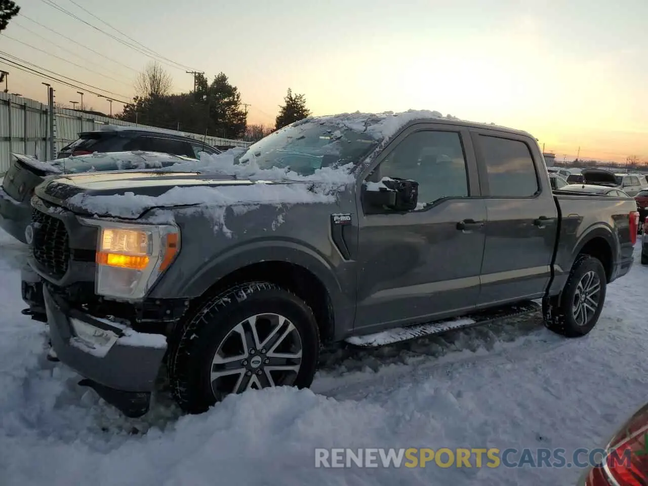 1 Photograph of a damaged car 1FTEW1EP0MKE36292 FORD F-150 2021