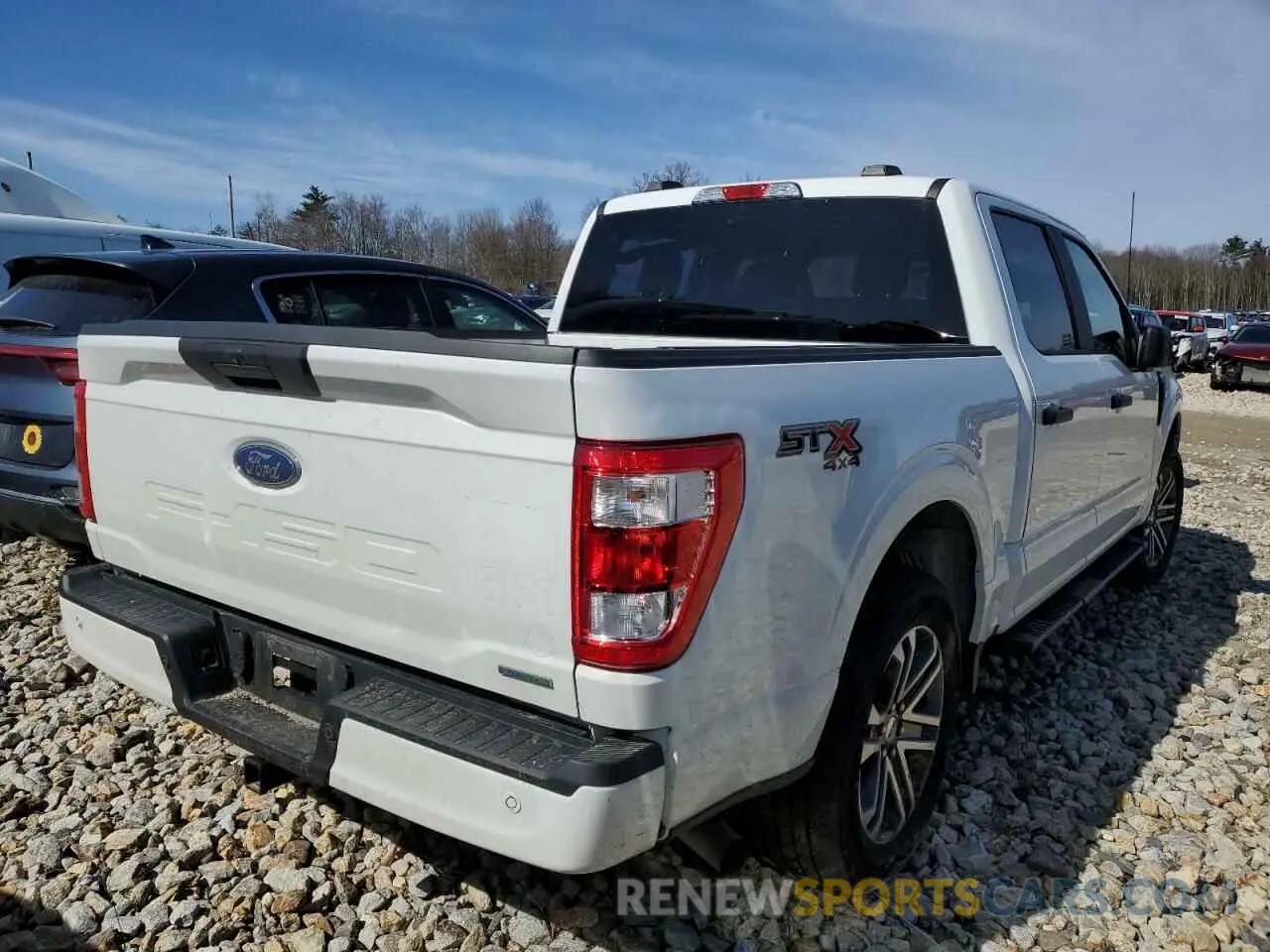 3 Photograph of a damaged car 1FTEW1EP2MFB64532 FORD F-150 2021
