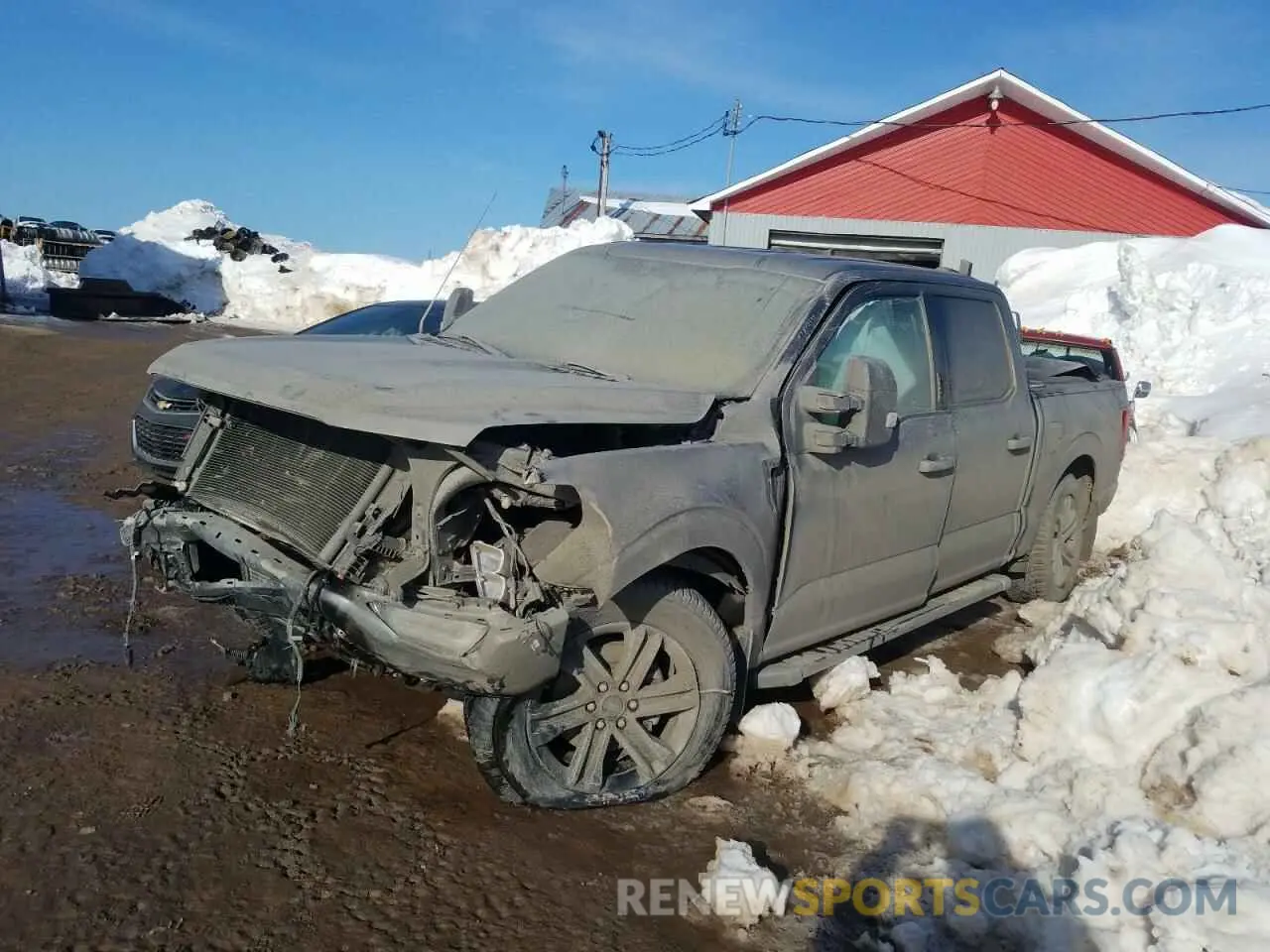 1 Photograph of a damaged car 1FTEW1EP3MKE96664 FORD F-150 2021