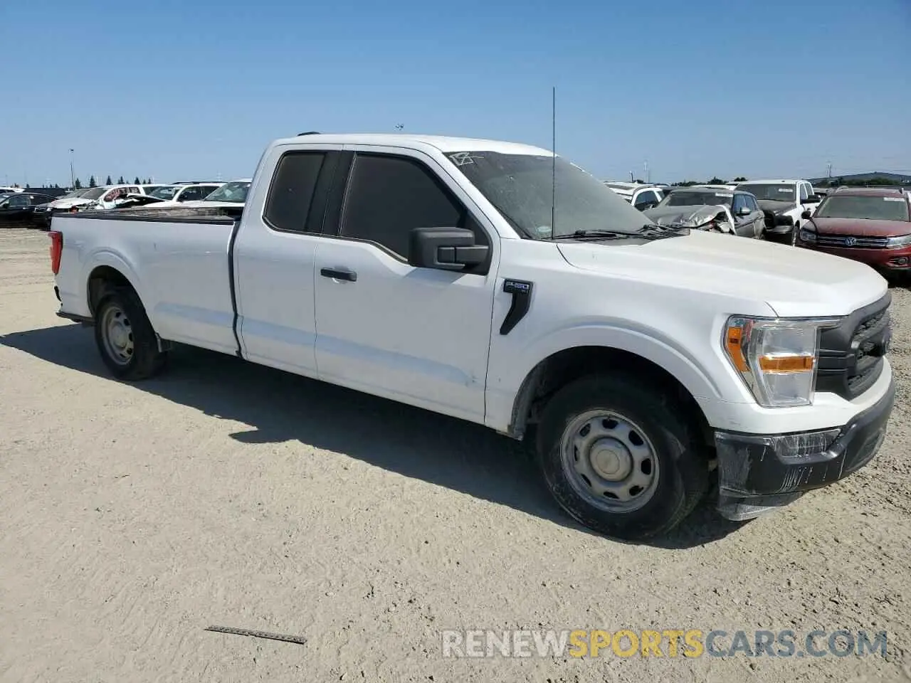 4 Photograph of a damaged car 1FTEX1C58MKE24762 FORD F-150 2021