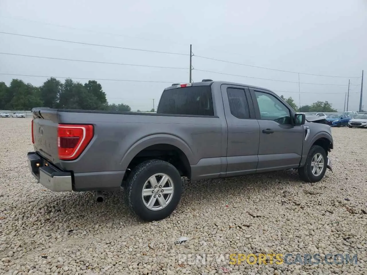 3 Photograph of a damaged car 1FTEX1CB0MFA50971 FORD F-150 2021