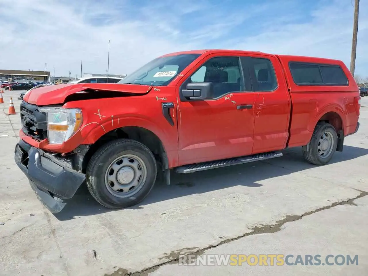 1 Photograph of a damaged car 1FTEX1CB3MKF13161 FORD F-150 2021