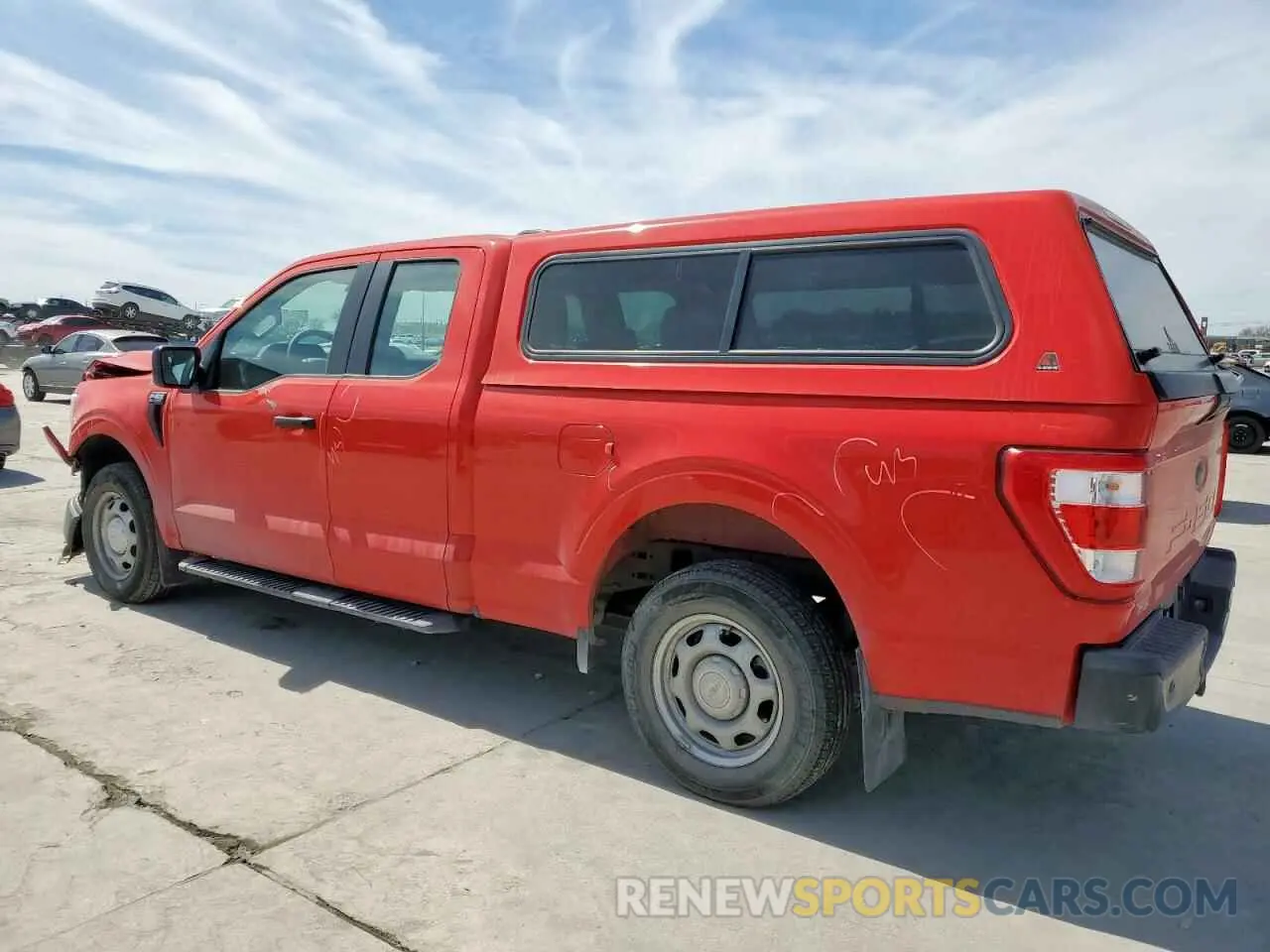 2 Photograph of a damaged car 1FTEX1CB3MKF13161 FORD F-150 2021