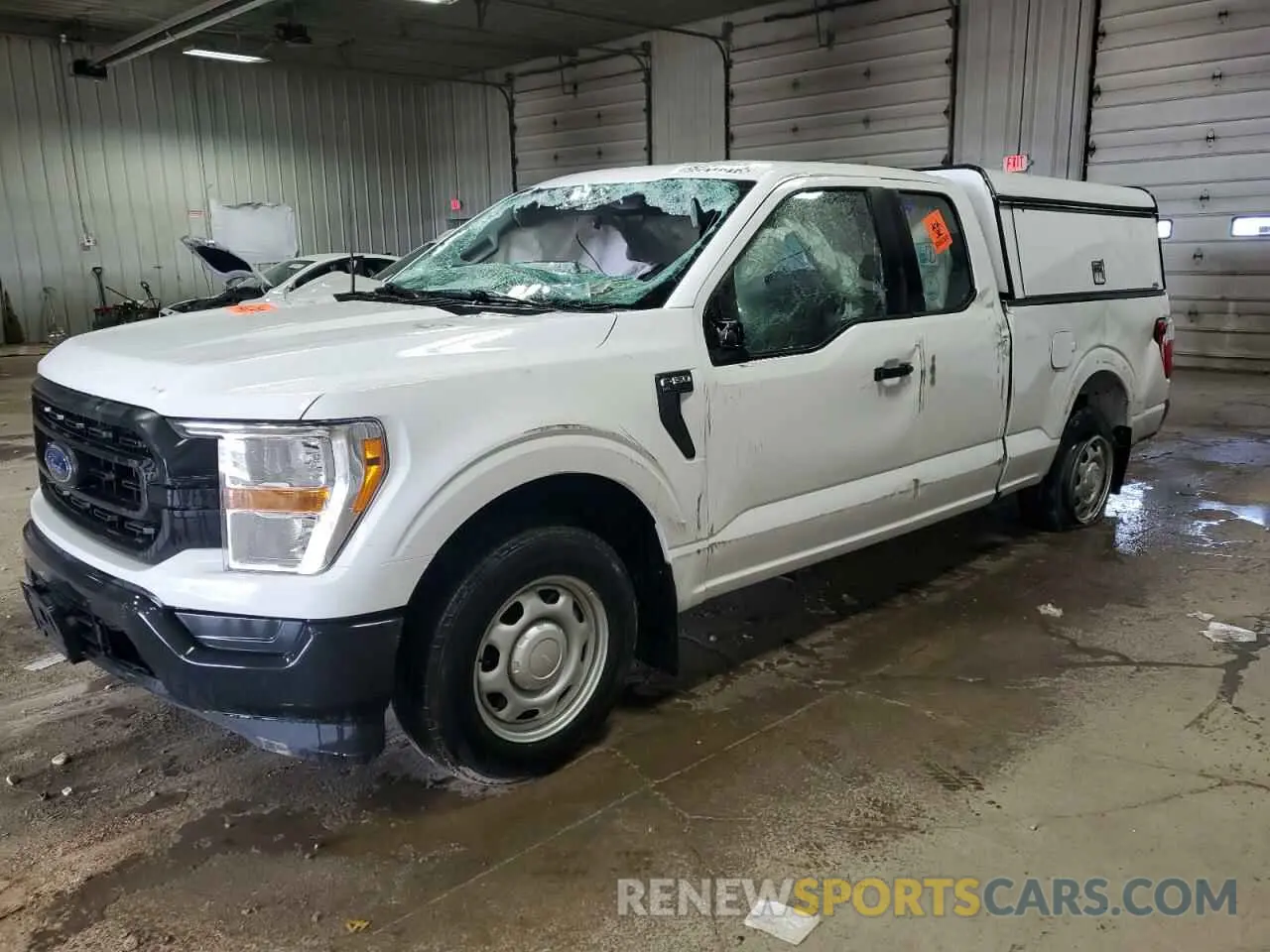 1 Photograph of a damaged car 1FTEX1CB8MKE44788 FORD F-150 2021
