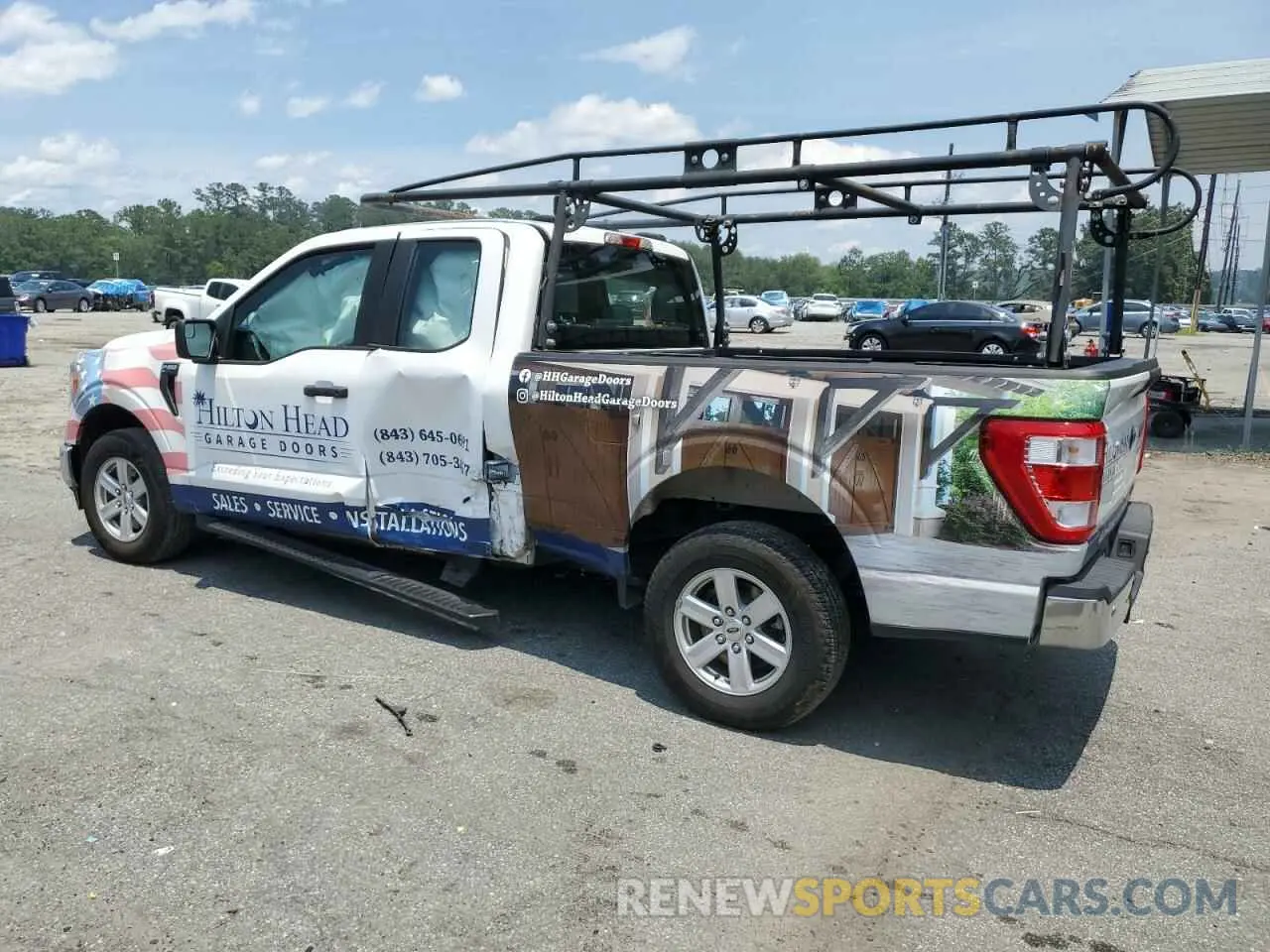 2 Photograph of a damaged car 1FTEX1CB9MKE32021 FORD F-150 2021