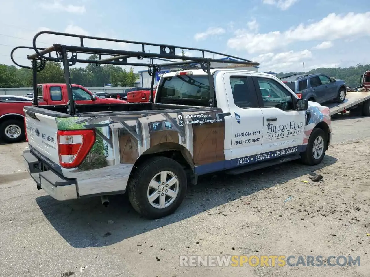 3 Photograph of a damaged car 1FTEX1CB9MKE32021 FORD F-150 2021