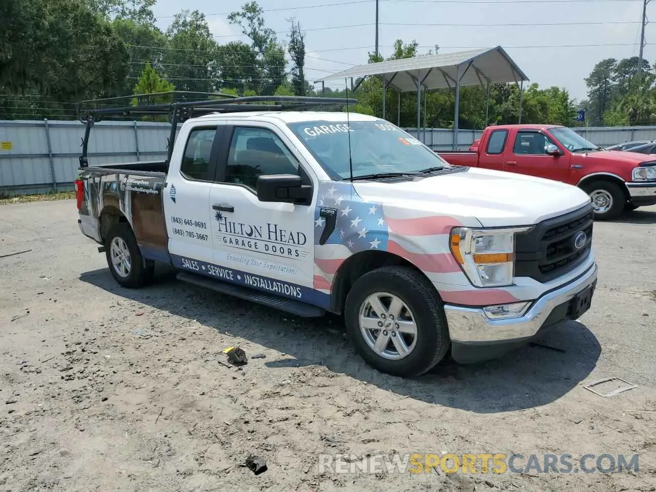 4 Photograph of a damaged car 1FTEX1CB9MKE32021 FORD F-150 2021