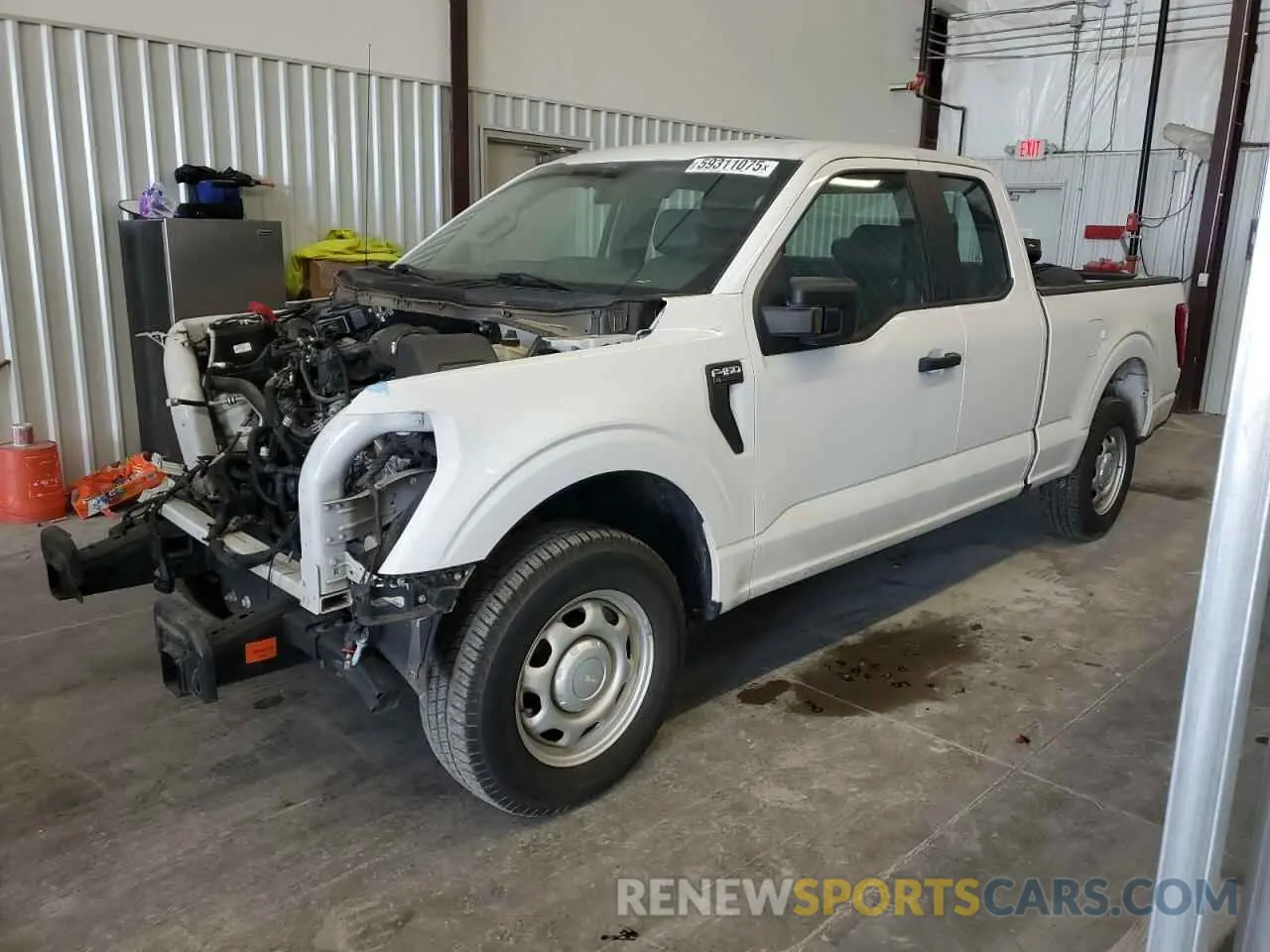 1 Photograph of a damaged car 1FTEX1CBXMKD83508 FORD F-150 2021