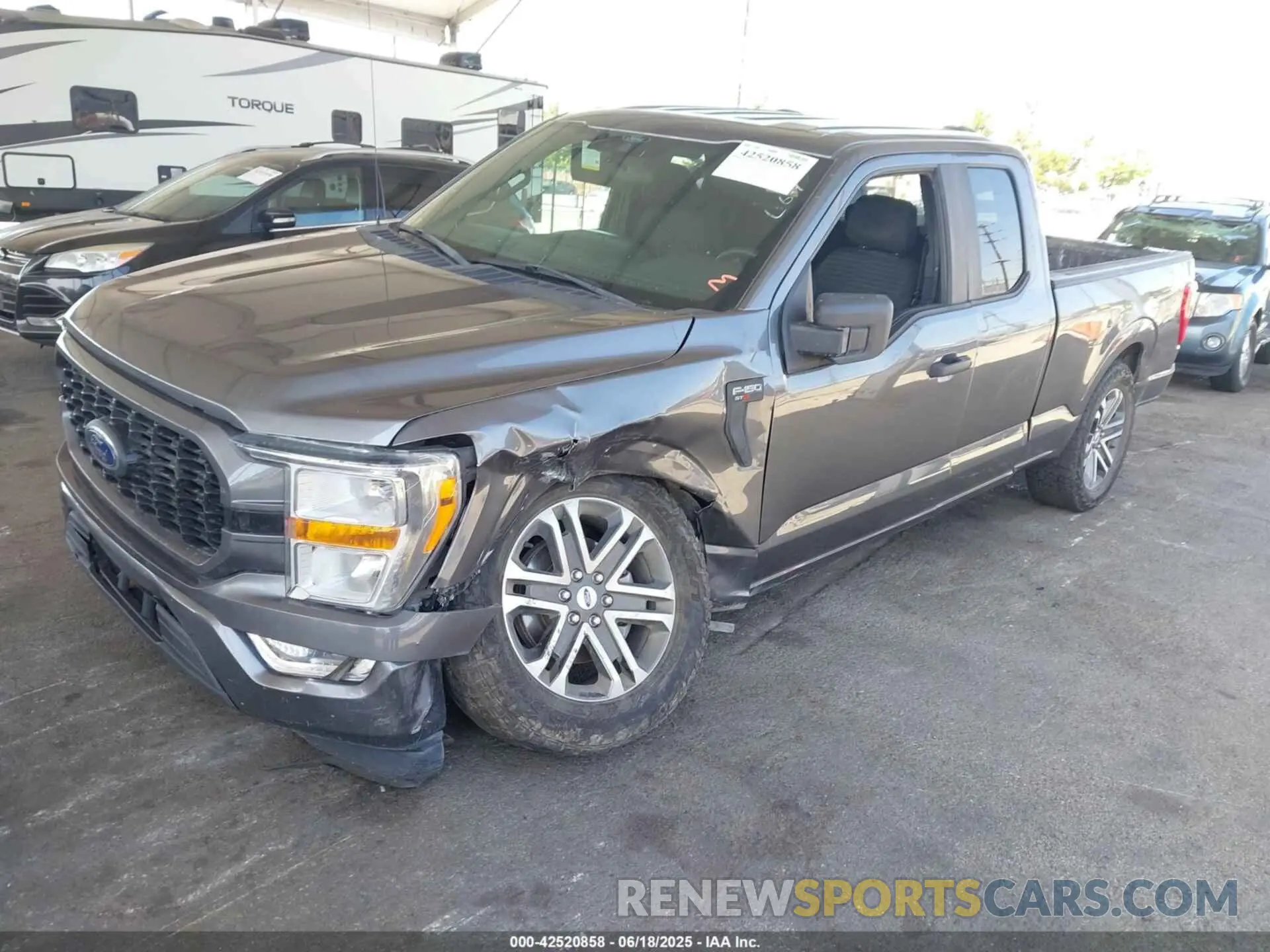2 Photograph of a damaged car 1FTEX1CP5MFA52842 FORD F-150 2021