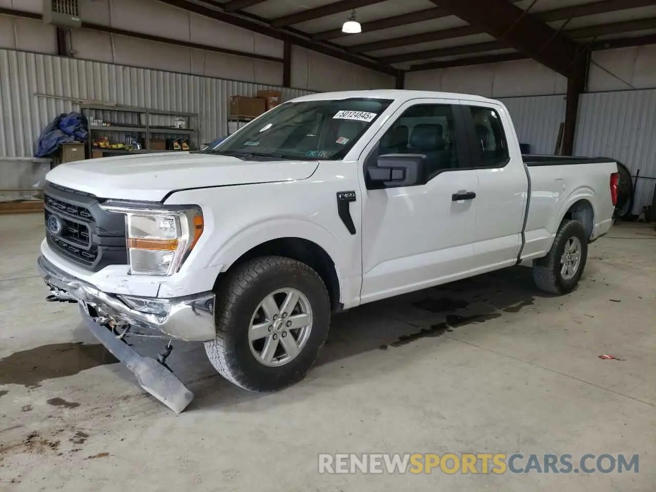 1 Photograph of a damaged car 1FTEX1EB1MFA67047 FORD F-150 2021