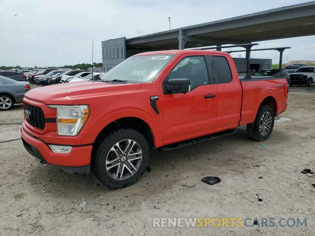 1 Photograph of a damaged car 1FTEX1EP0MKE80161 FORD F-150 2021
