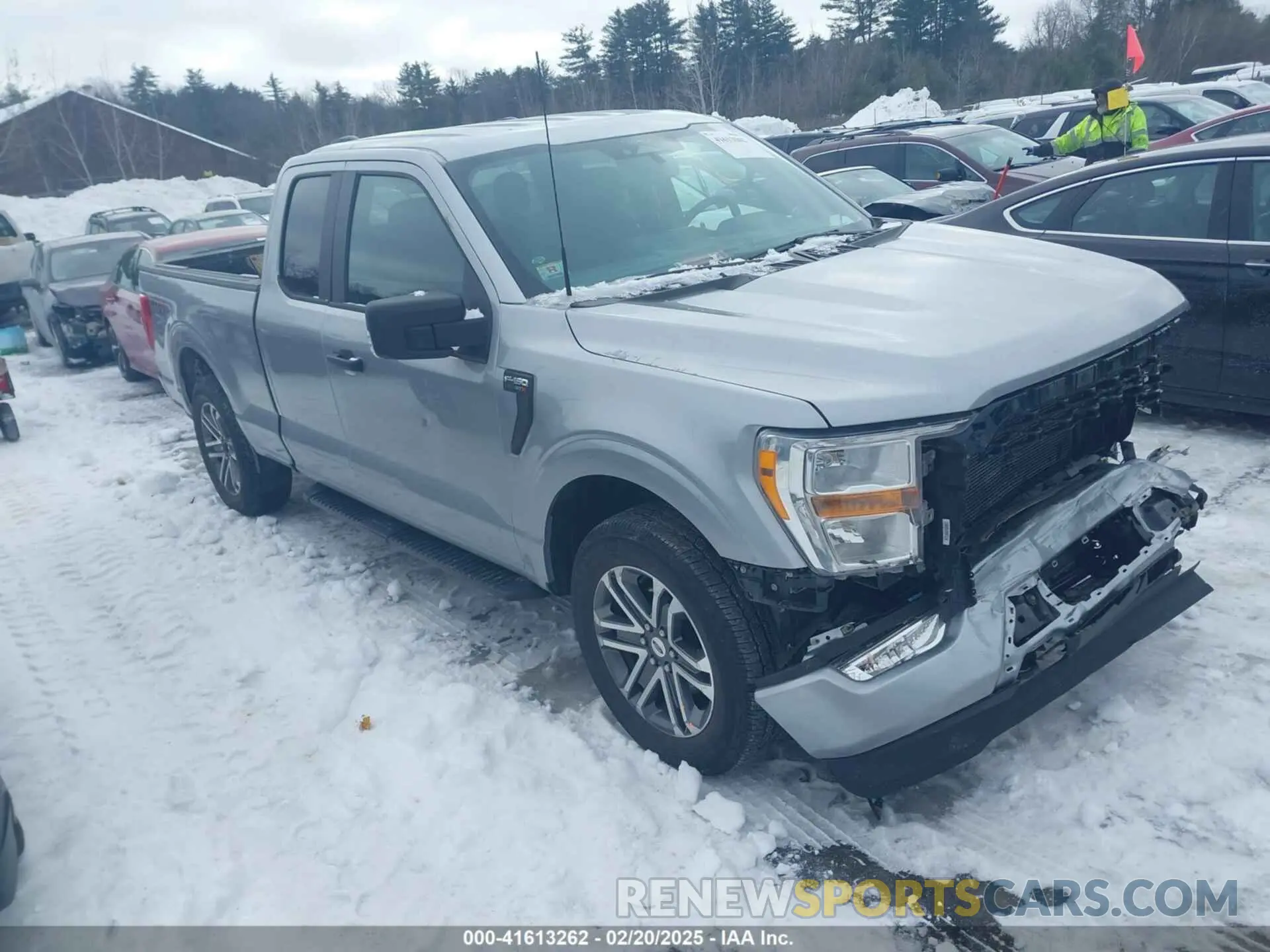 1 Photograph of a damaged car 1FTEX1EP4MFC96916 FORD F-150 2021