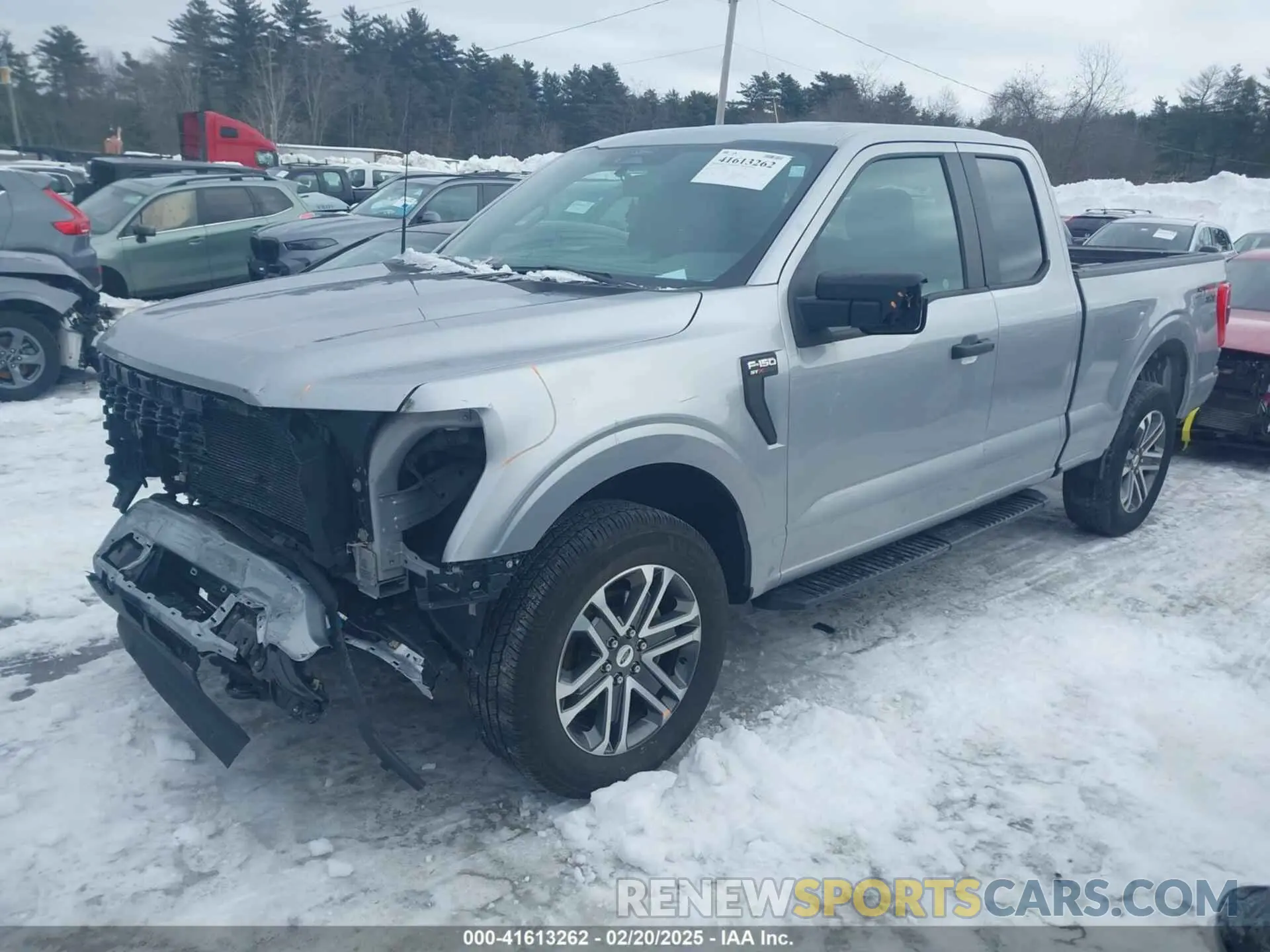 2 Photograph of a damaged car 1FTEX1EP4MFC96916 FORD F-150 2021