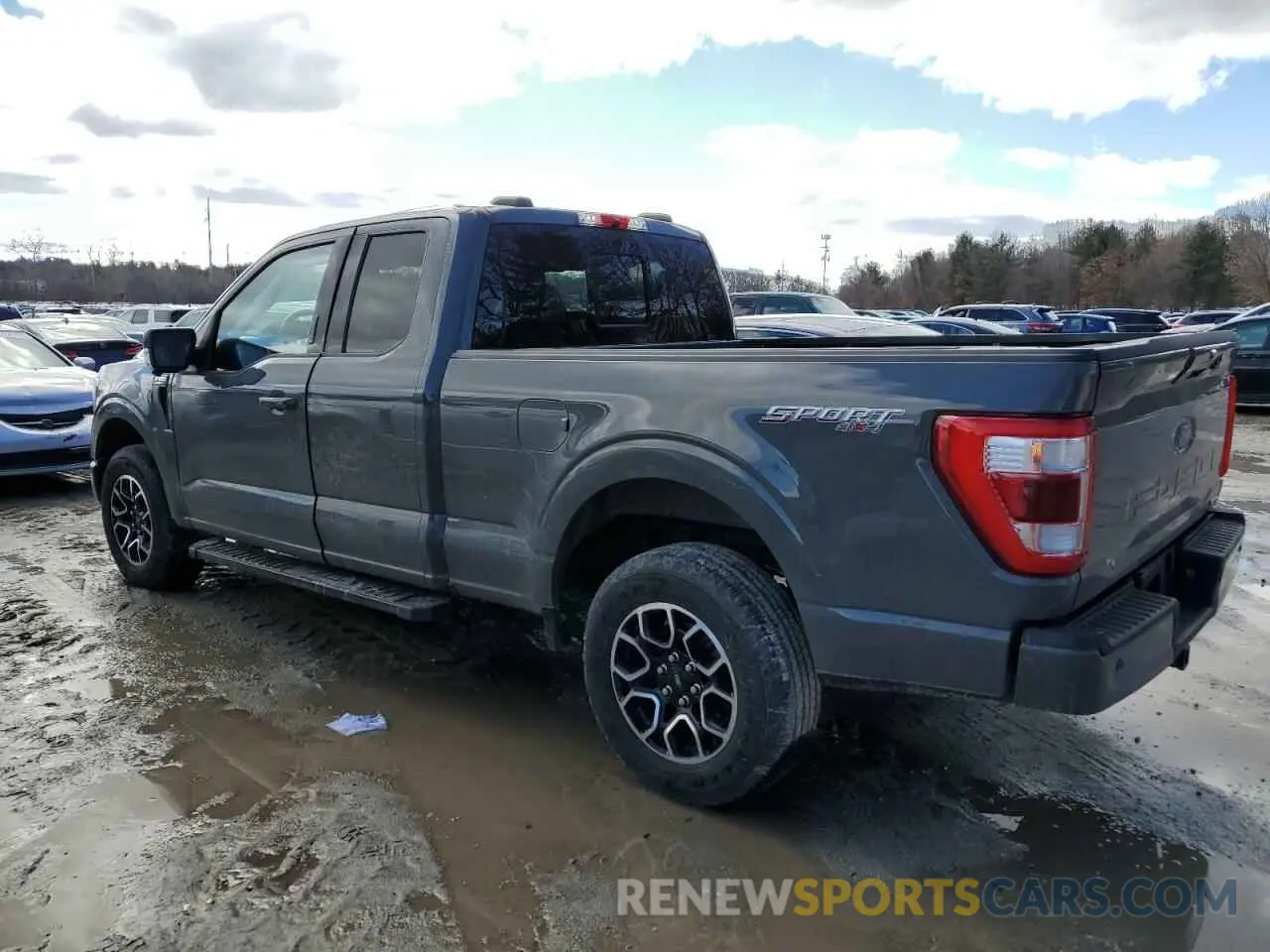 2 Photograph of a damaged car 1FTEX1EP4MKE78834 FORD F-150 2021
