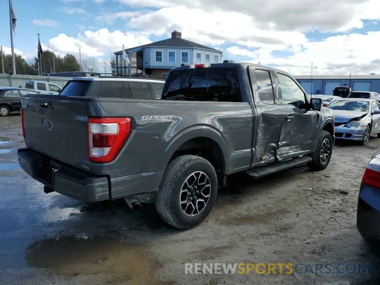 3 Photograph of a damaged car 1FTEX1EP4MKE78834 FORD F-150 2021