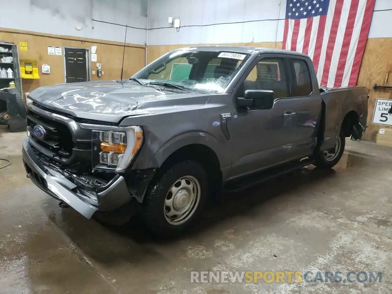 1 Photograph of a damaged car 1FTEX1EP9MFC02772 FORD F-150 2021