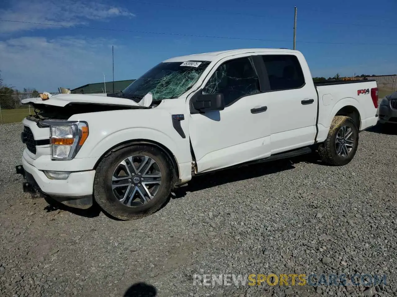 1 Photograph of a damaged car 1FTFW1E52MFC39930 FORD F-150 2021