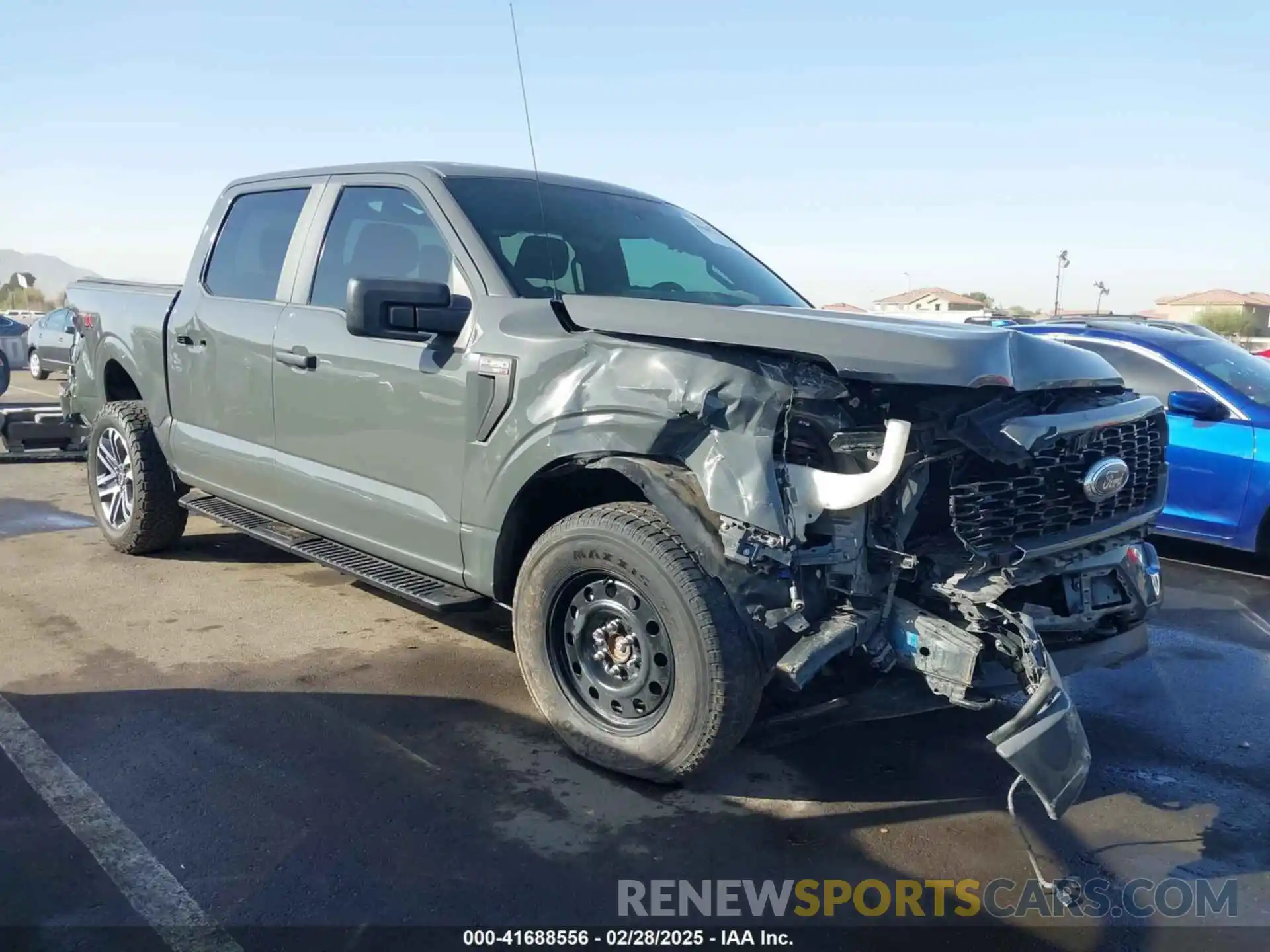 1 Photograph of a damaged car 1FTFW1E53MFA70758 FORD F-150 2021