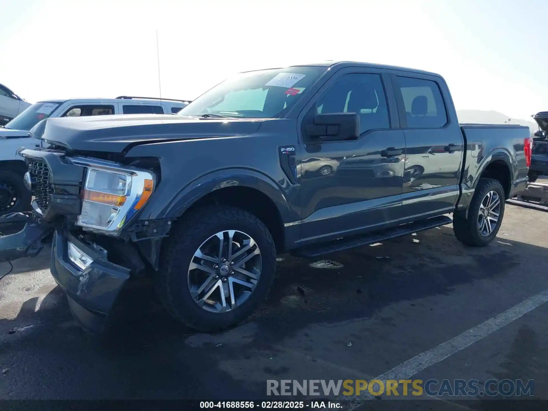 2 Photograph of a damaged car 1FTFW1E53MFA70758 FORD F-150 2021