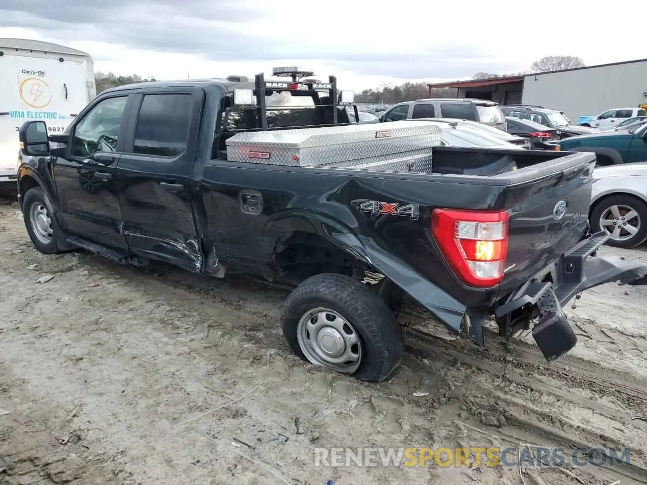 2 Photograph of a damaged car 1FTFW1E53MKE59391 FORD F-150 2021
