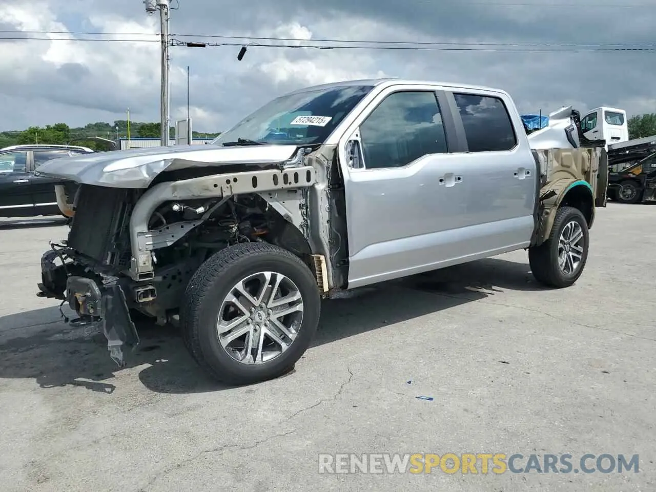 1 Photograph of a damaged car 1FTFW1E55MFC58813 FORD F-150 2021