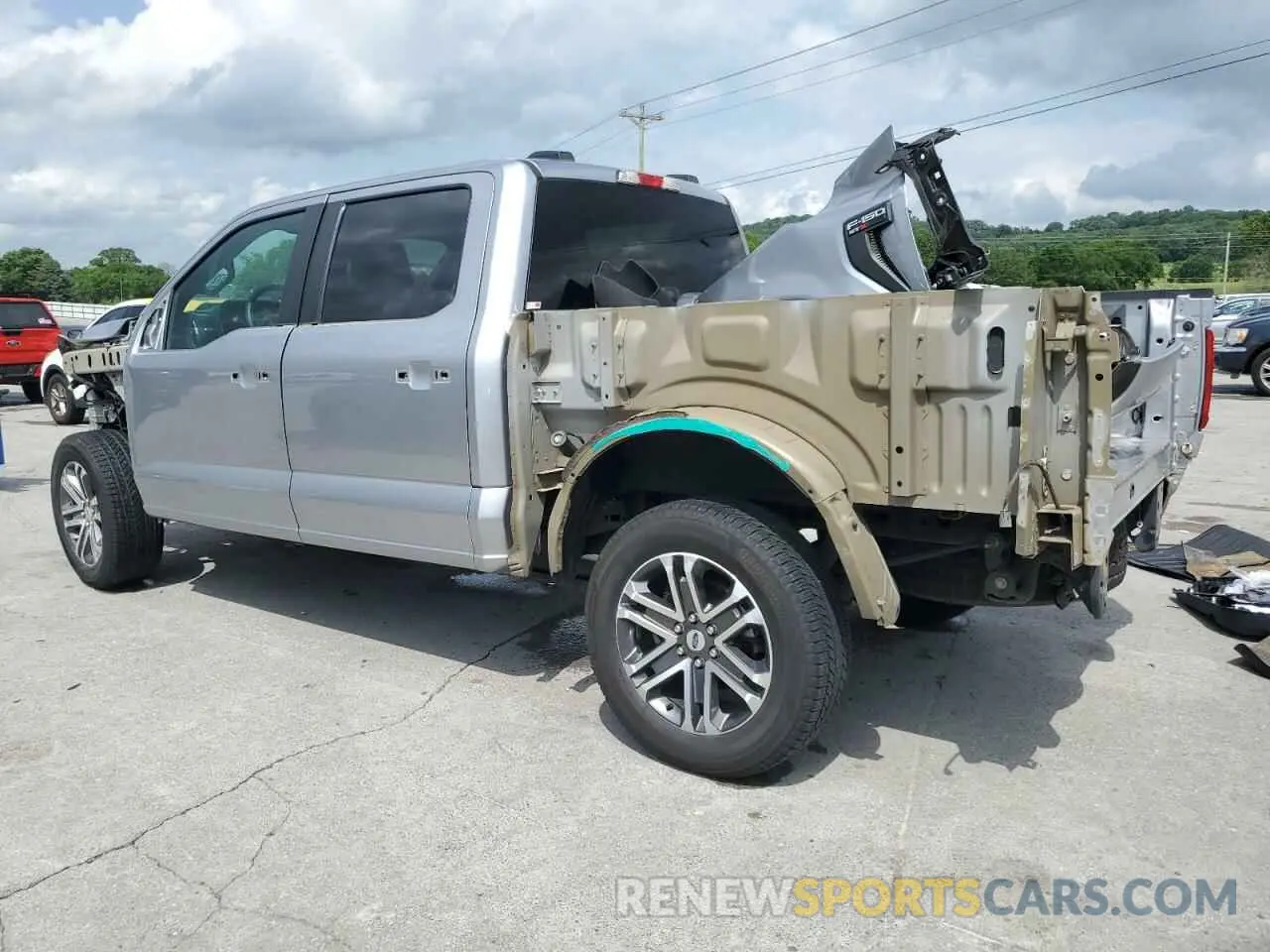 2 Photograph of a damaged car 1FTFW1E55MFC58813 FORD F-150 2021