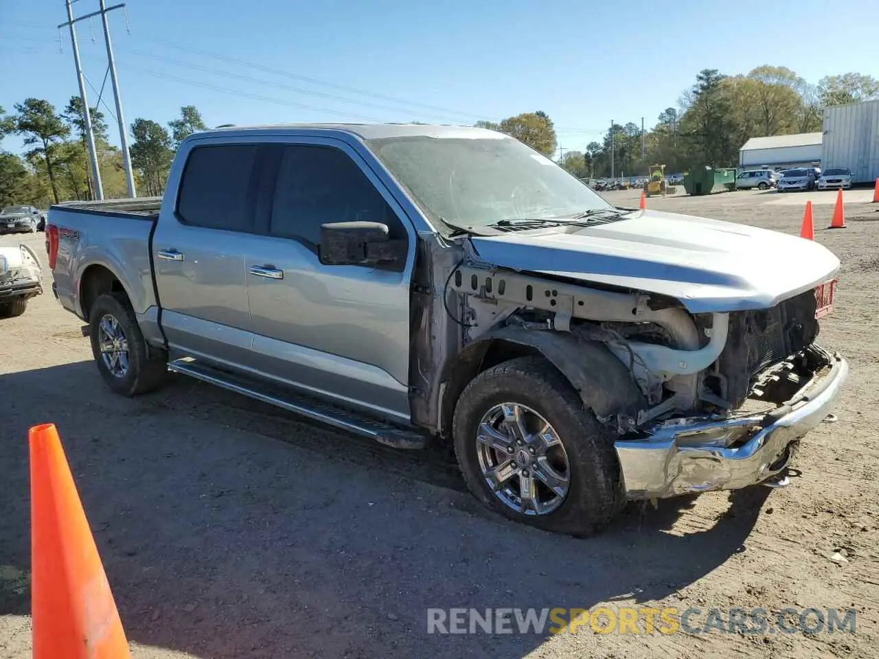 4 Photograph of a damaged car 1FTFW1E55MFC65325 FORD F-150 2021