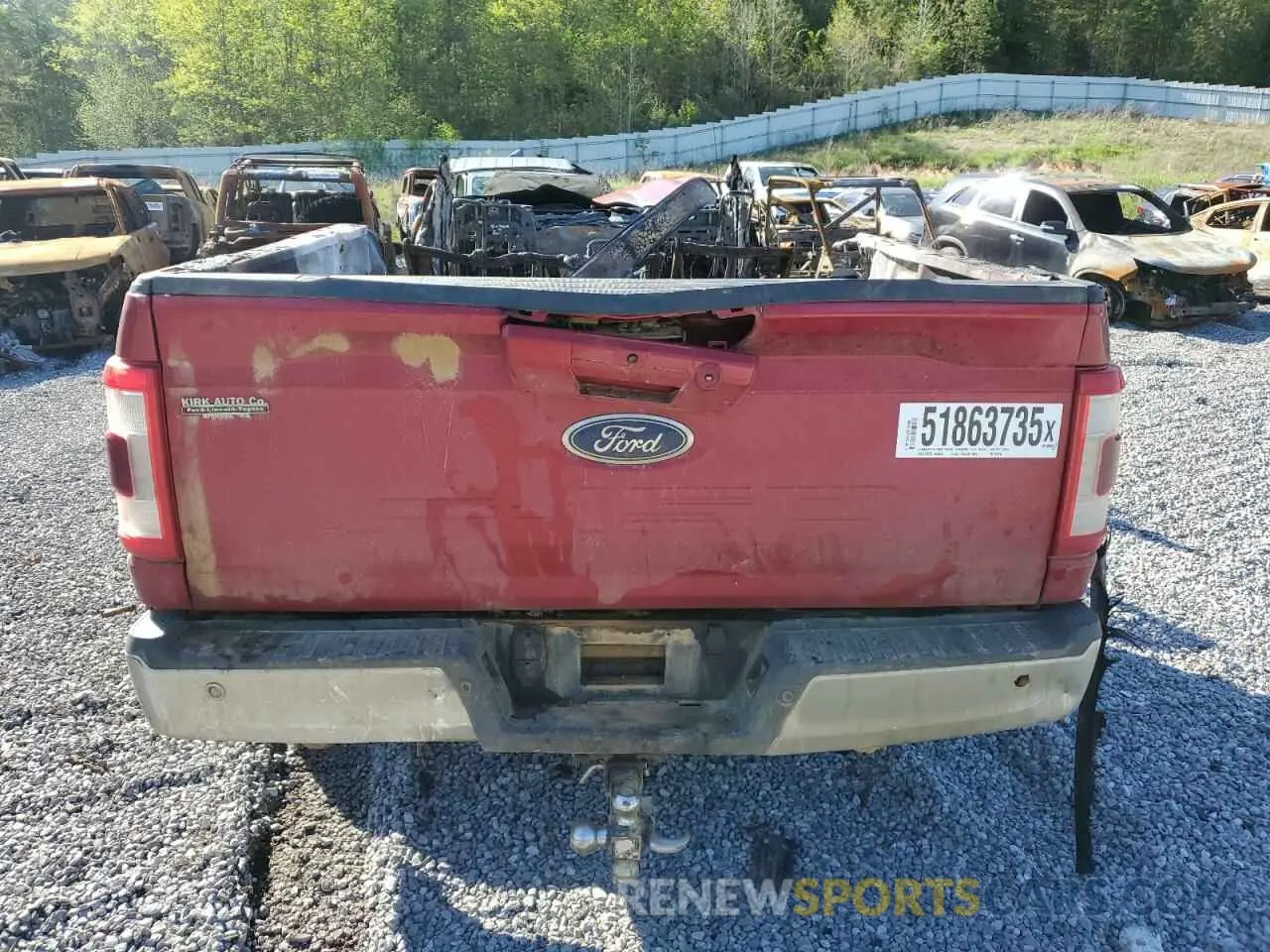6 Photograph of a damaged car 1FTFW1E55MKD84130 FORD F-150 2021