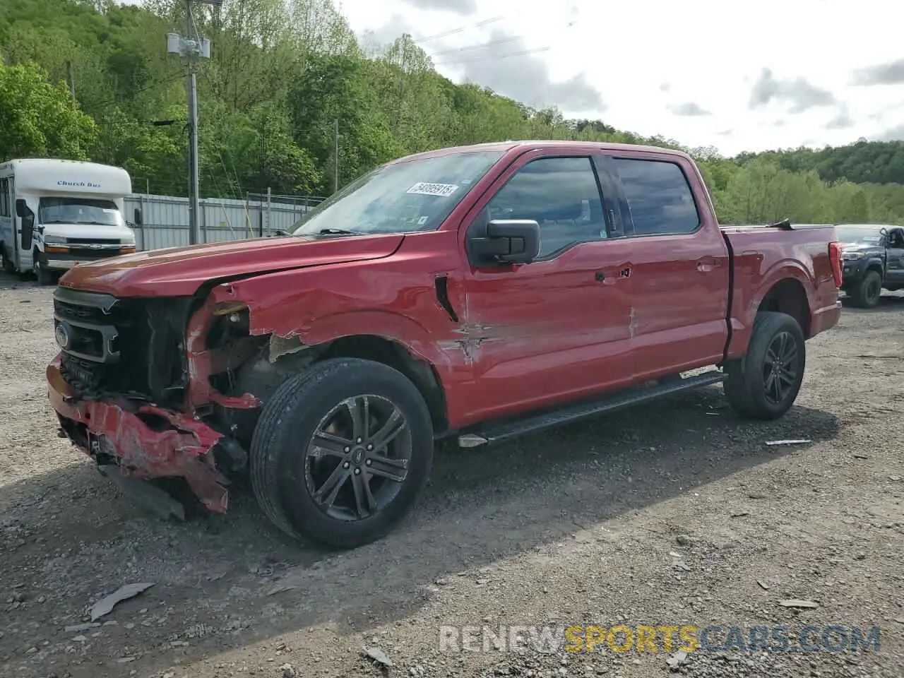 1 Photograph of a damaged car 1FTFW1E55MKE03047 FORD F-150 2021