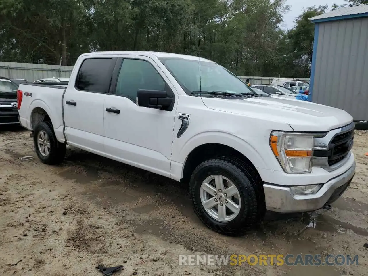 4 Photograph of a damaged car 1FTFW1E55MKE07437 FORD F-150 2021