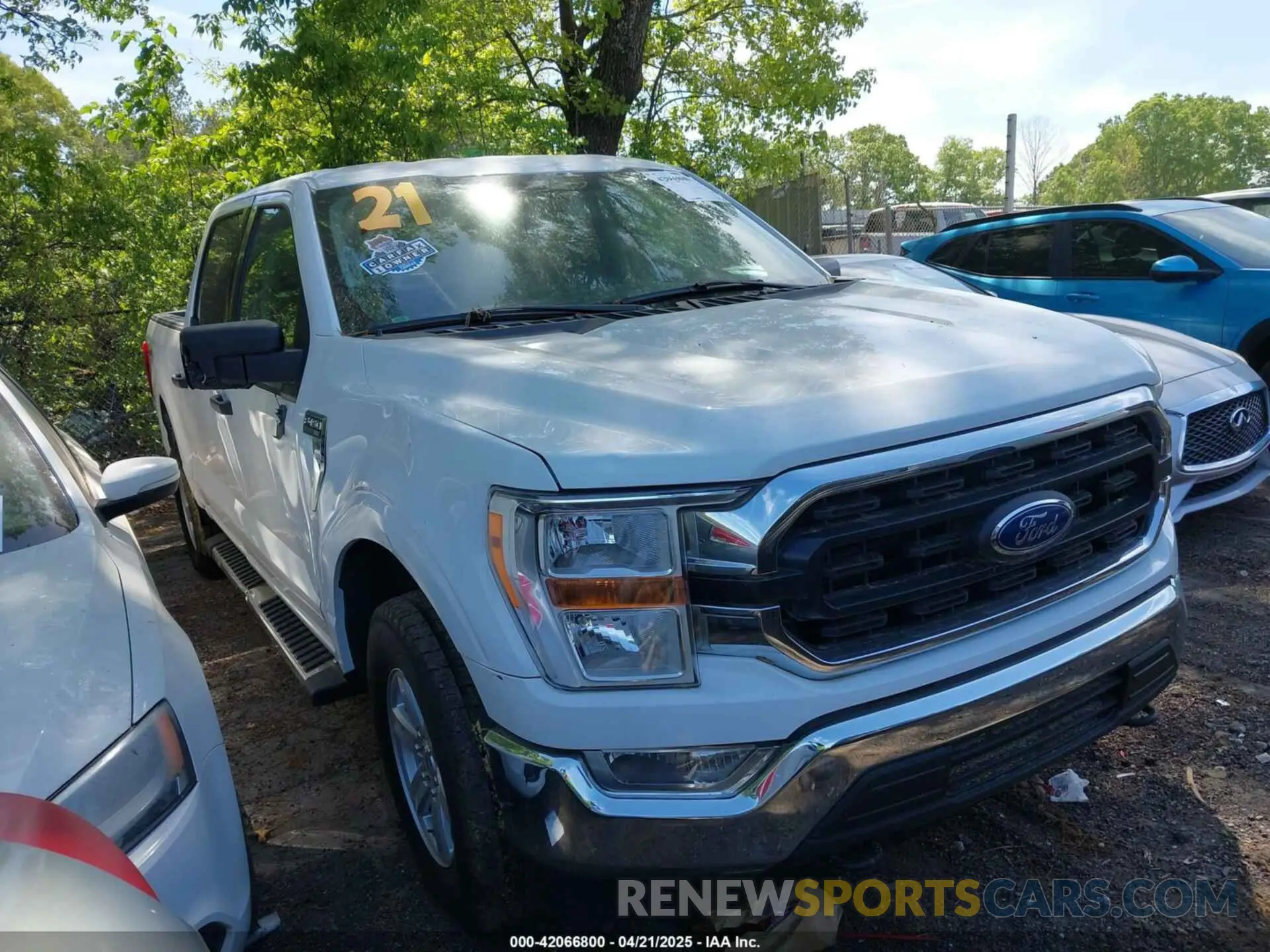 1 Photograph of a damaged car 1FTFW1E56MFB96239 FORD F-150 2021