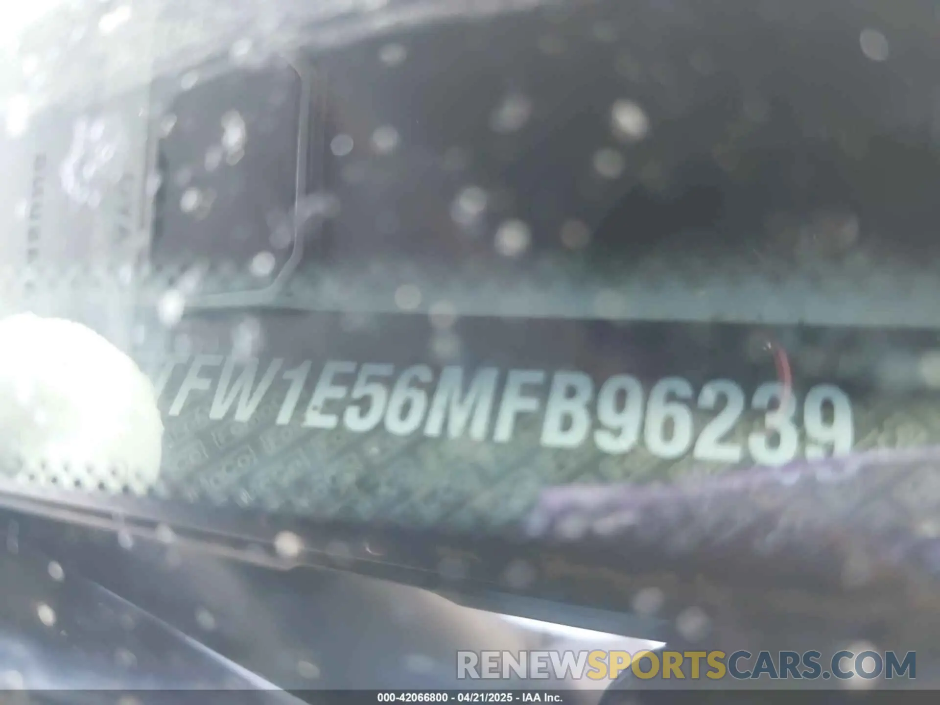 9 Photograph of a damaged car 1FTFW1E56MFB96239 FORD F-150 2021