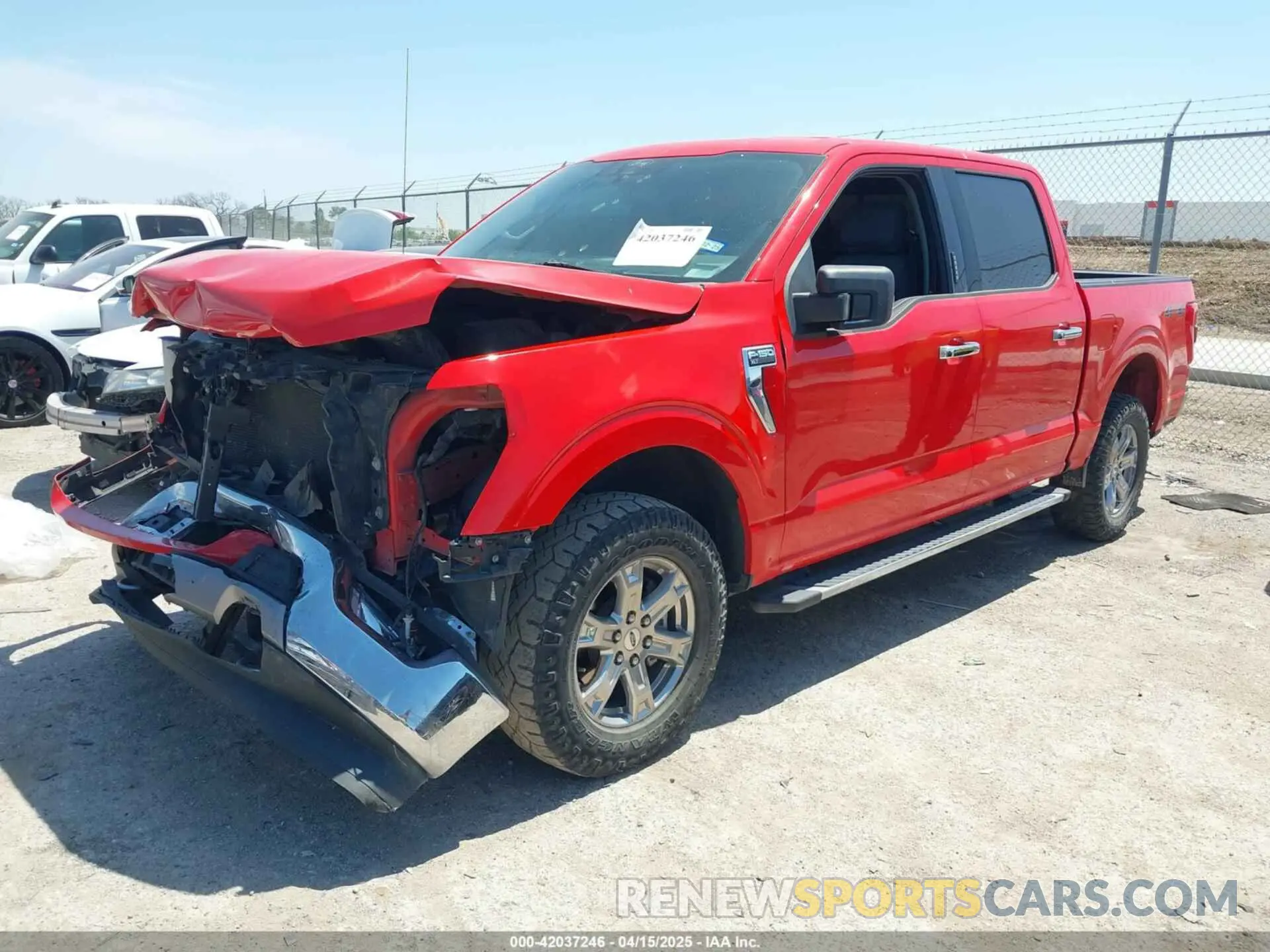 2 Photograph of a damaged car 1FTFW1E56MKD45644 FORD F-150 2021