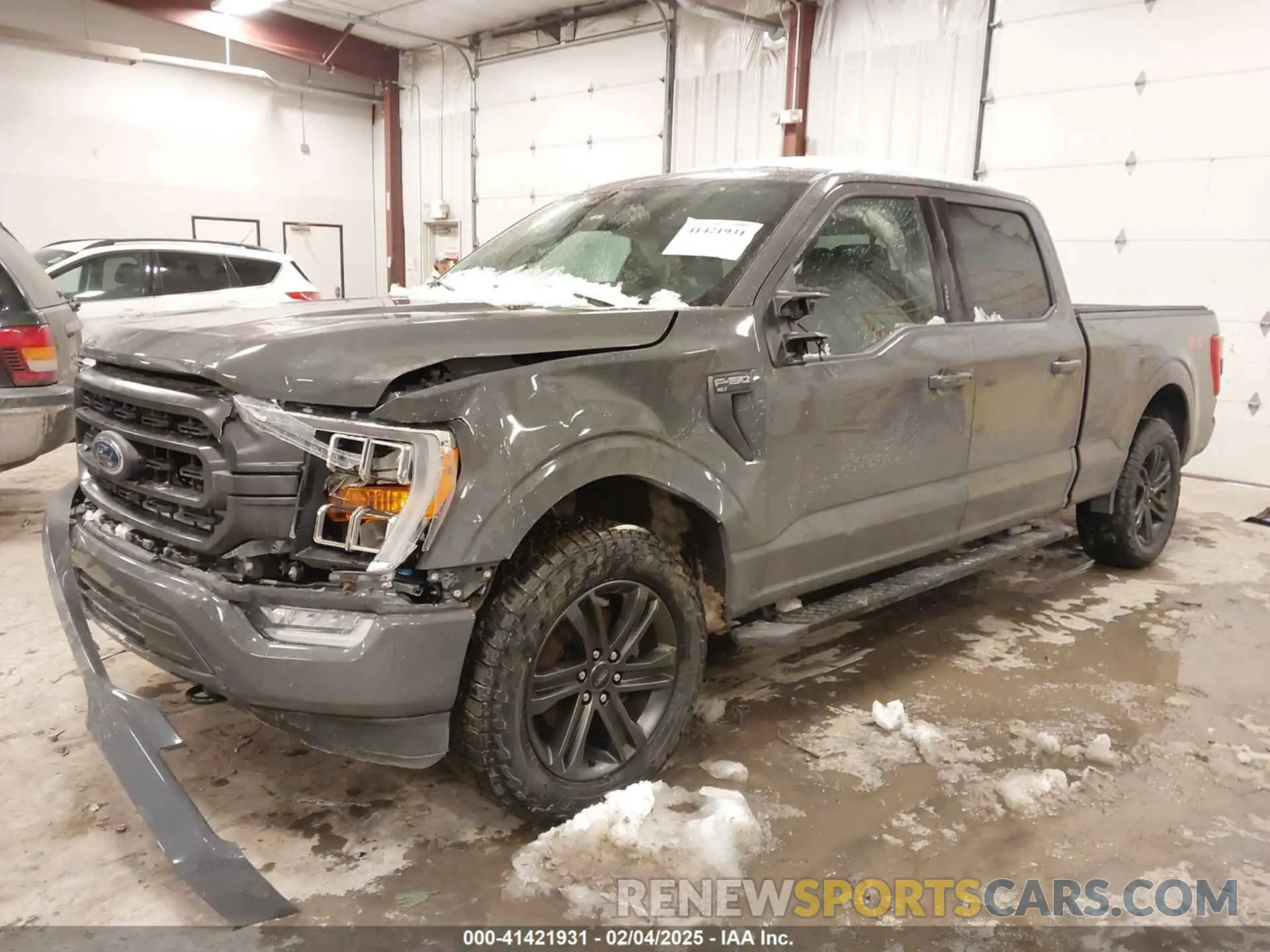 2 Photograph of a damaged car 1FTFW1E57MFC45268 FORD F-150 2021