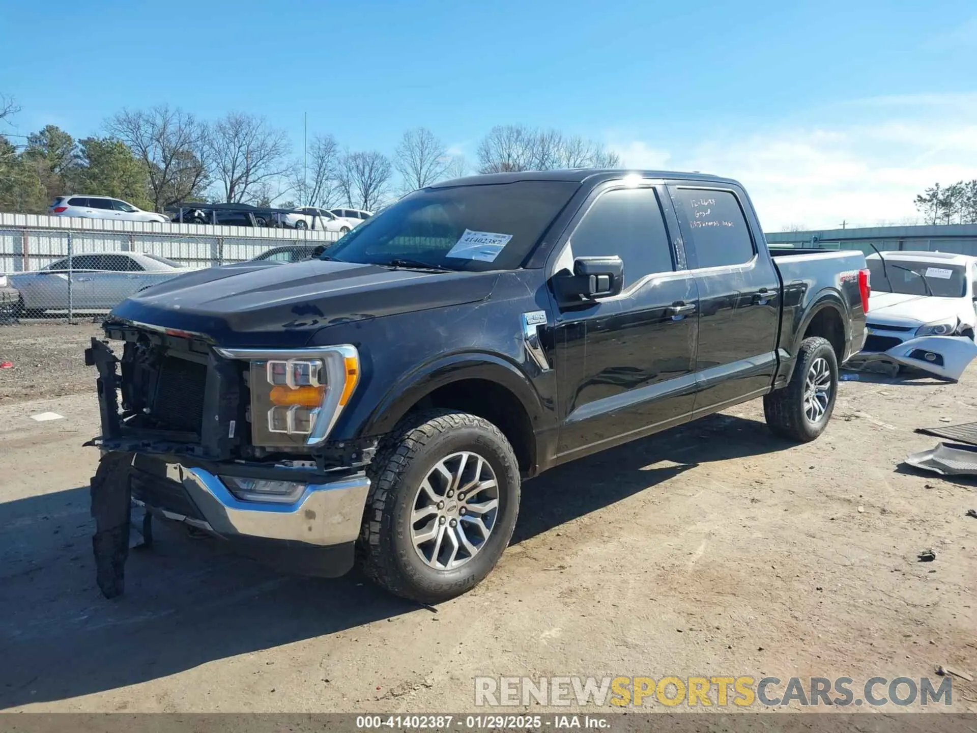 2 Photograph of a damaged car 1FTFW1E58MFA84347 FORD F-150 2021