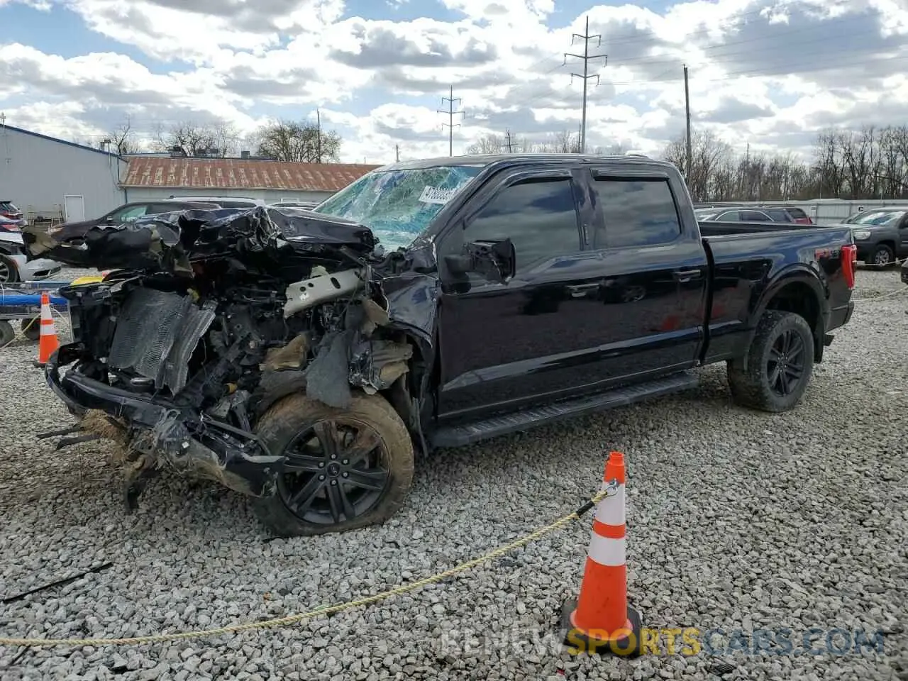 1 Photograph of a damaged car 1FTFW1E59MFB05156 FORD F-150 2021